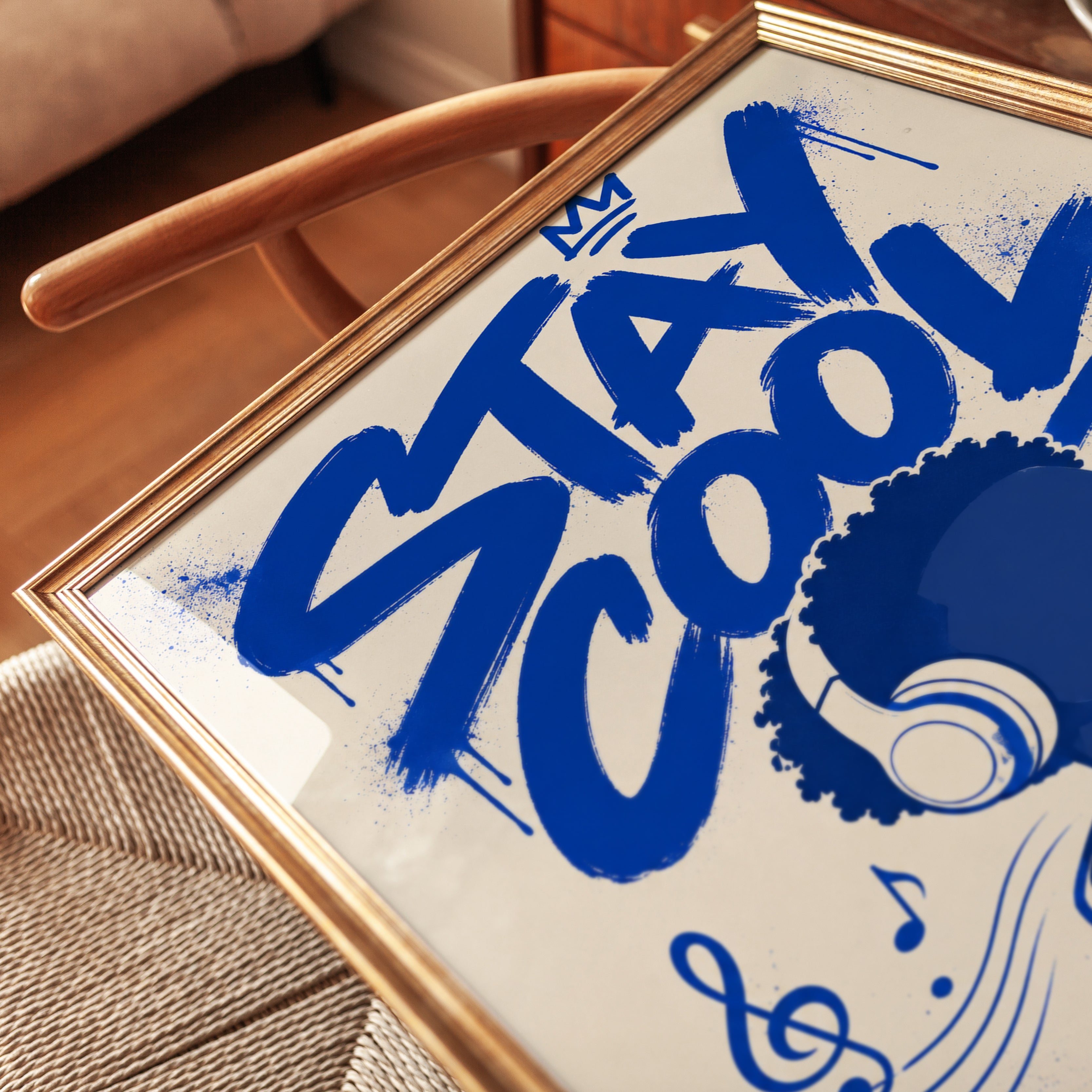 Black Boy Typography Print - detail