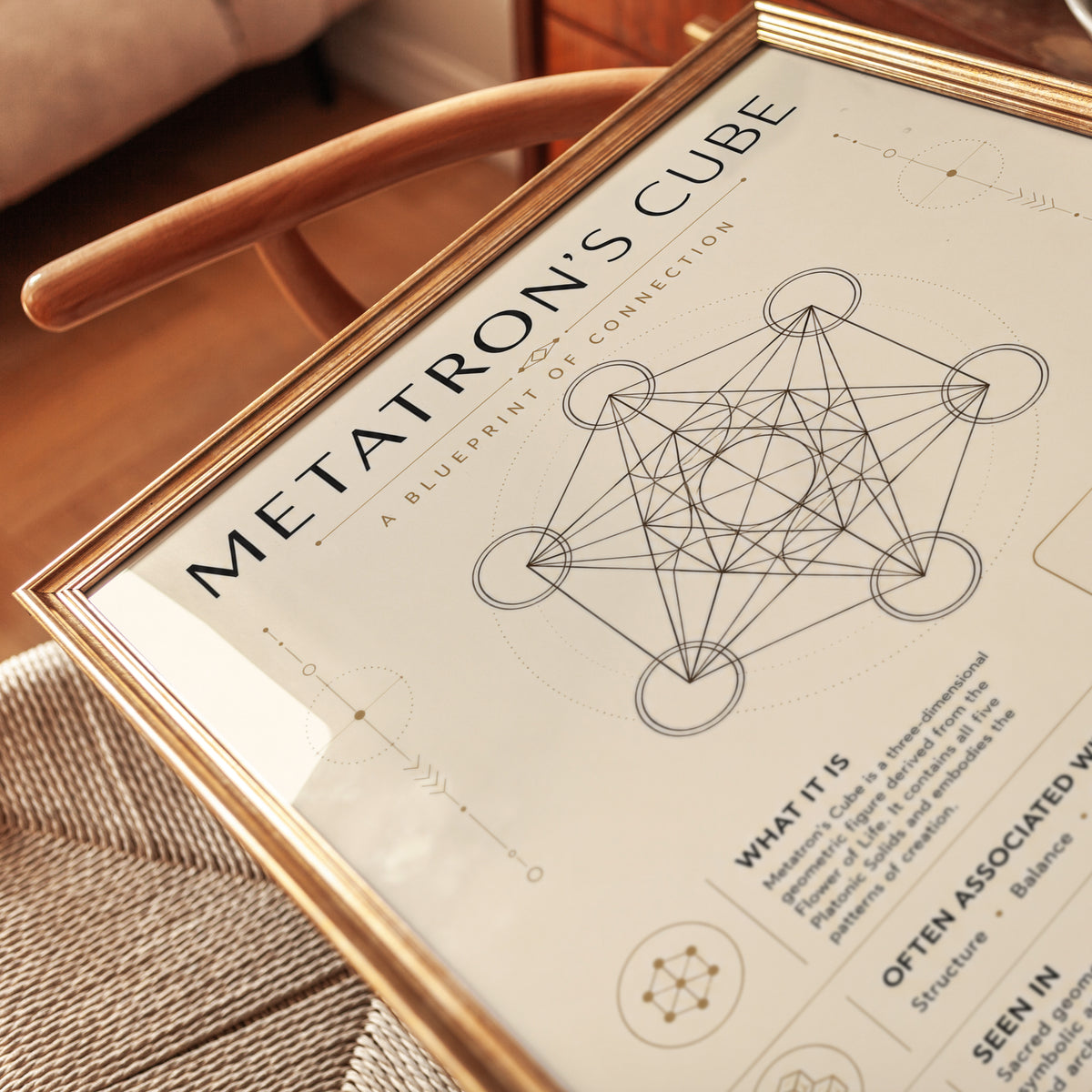 Metatron's Cube Wall Art – Spiritual - detail