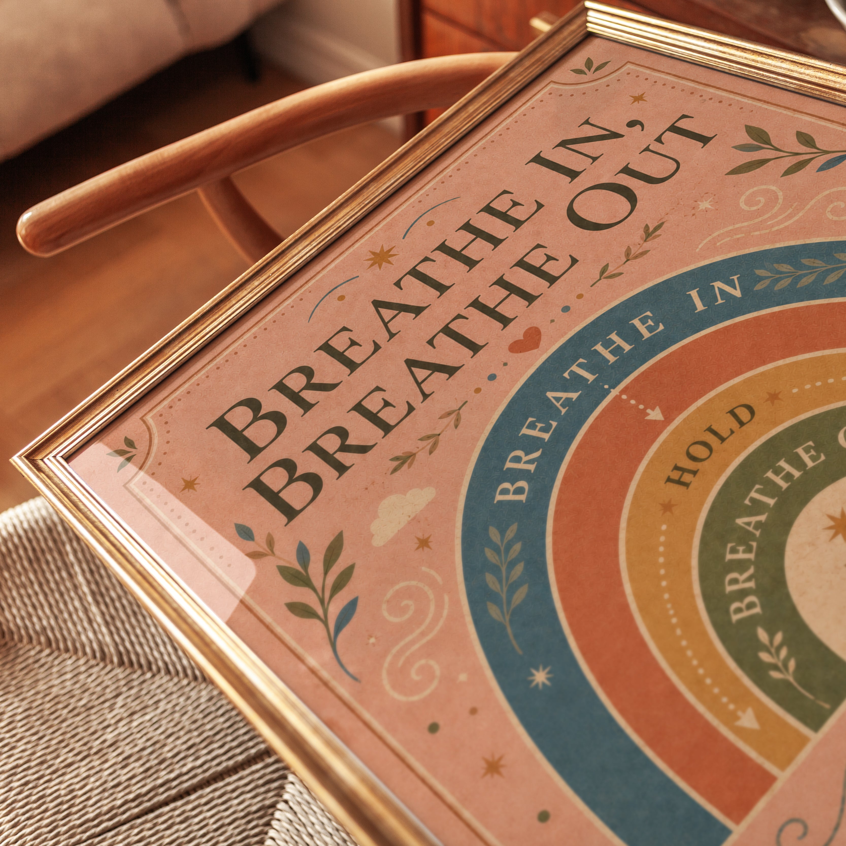 Breathe In Breathe Out Poster - detail