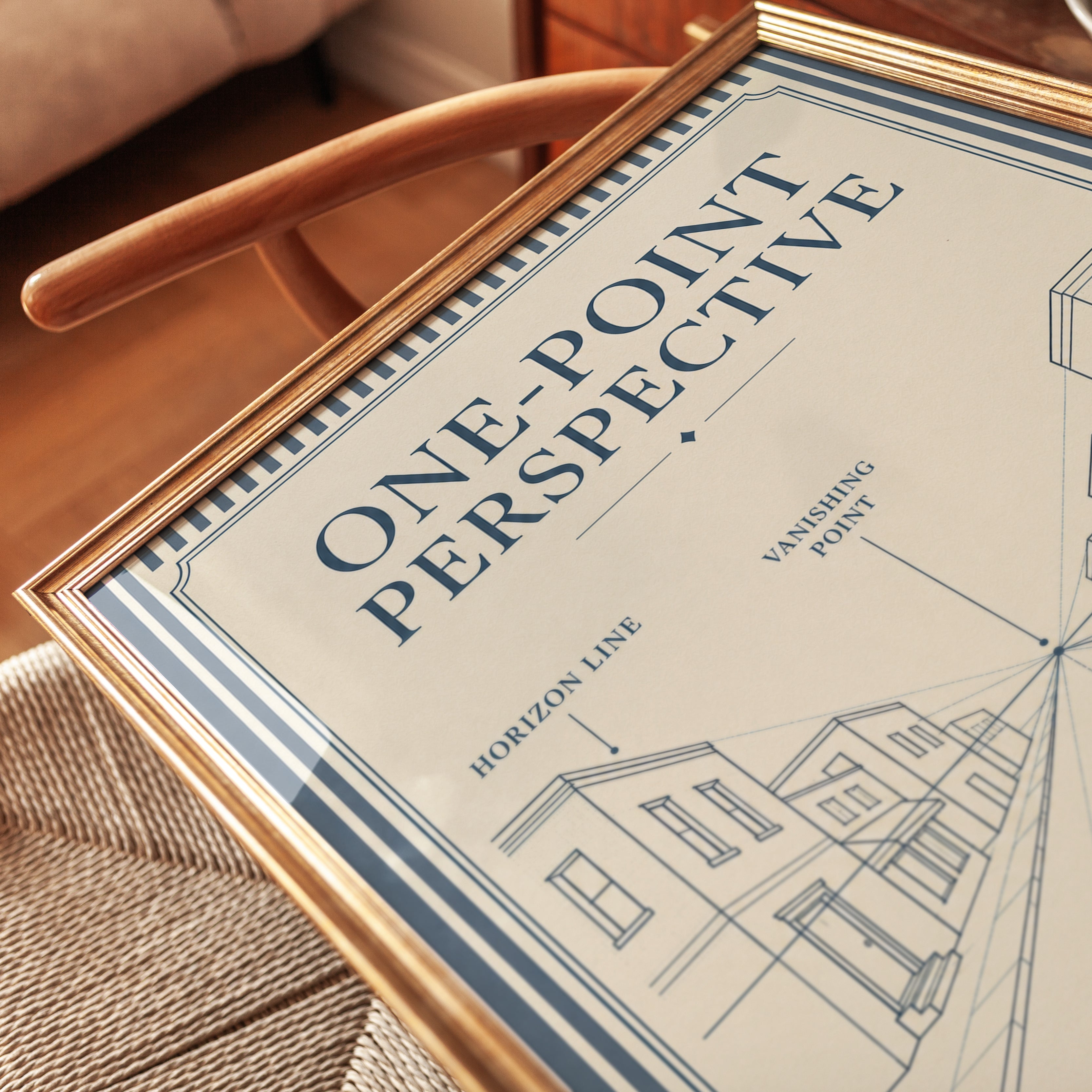 Perspective Drawing Poster - detail