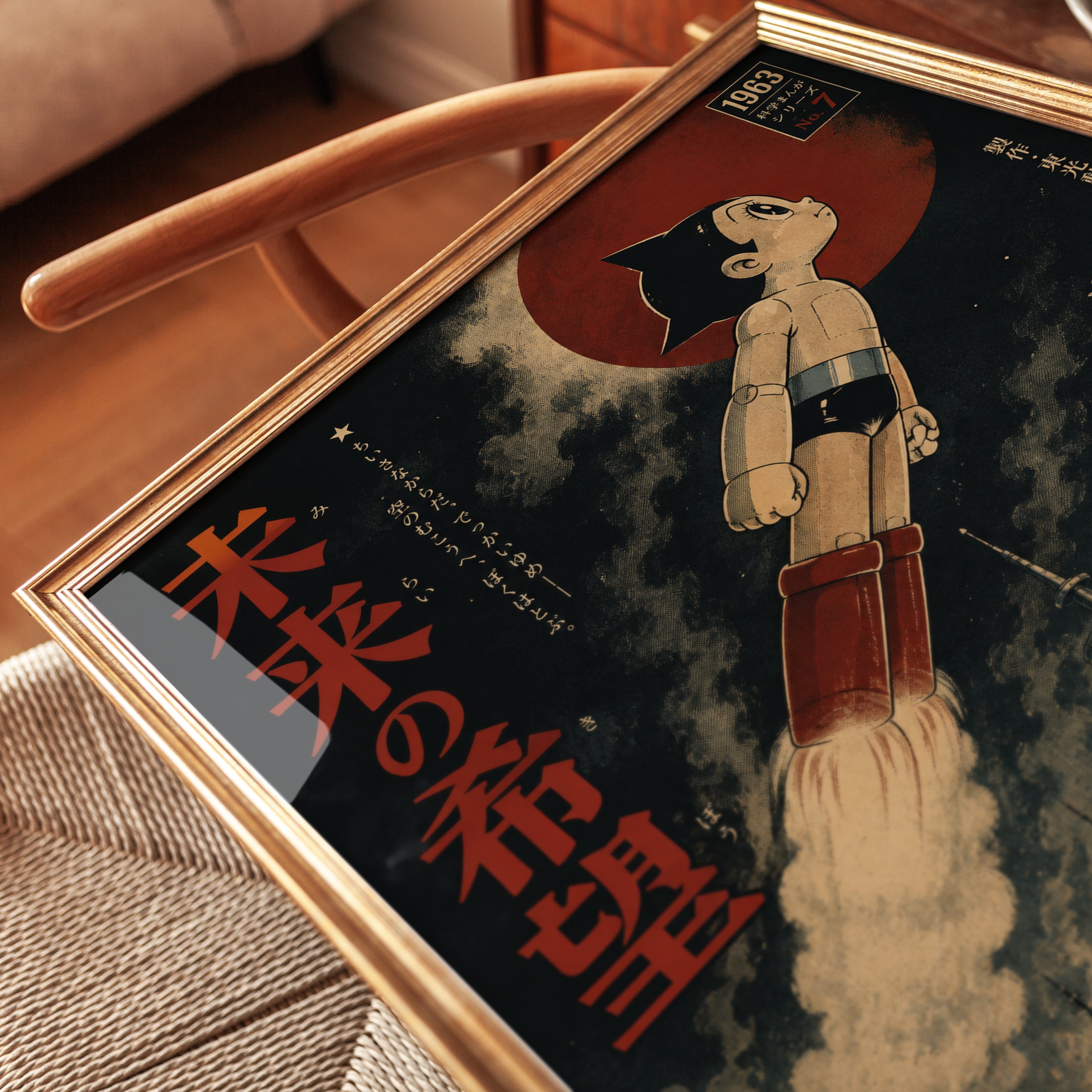 Retro Anime Poster – Japanese Wall Art - detail