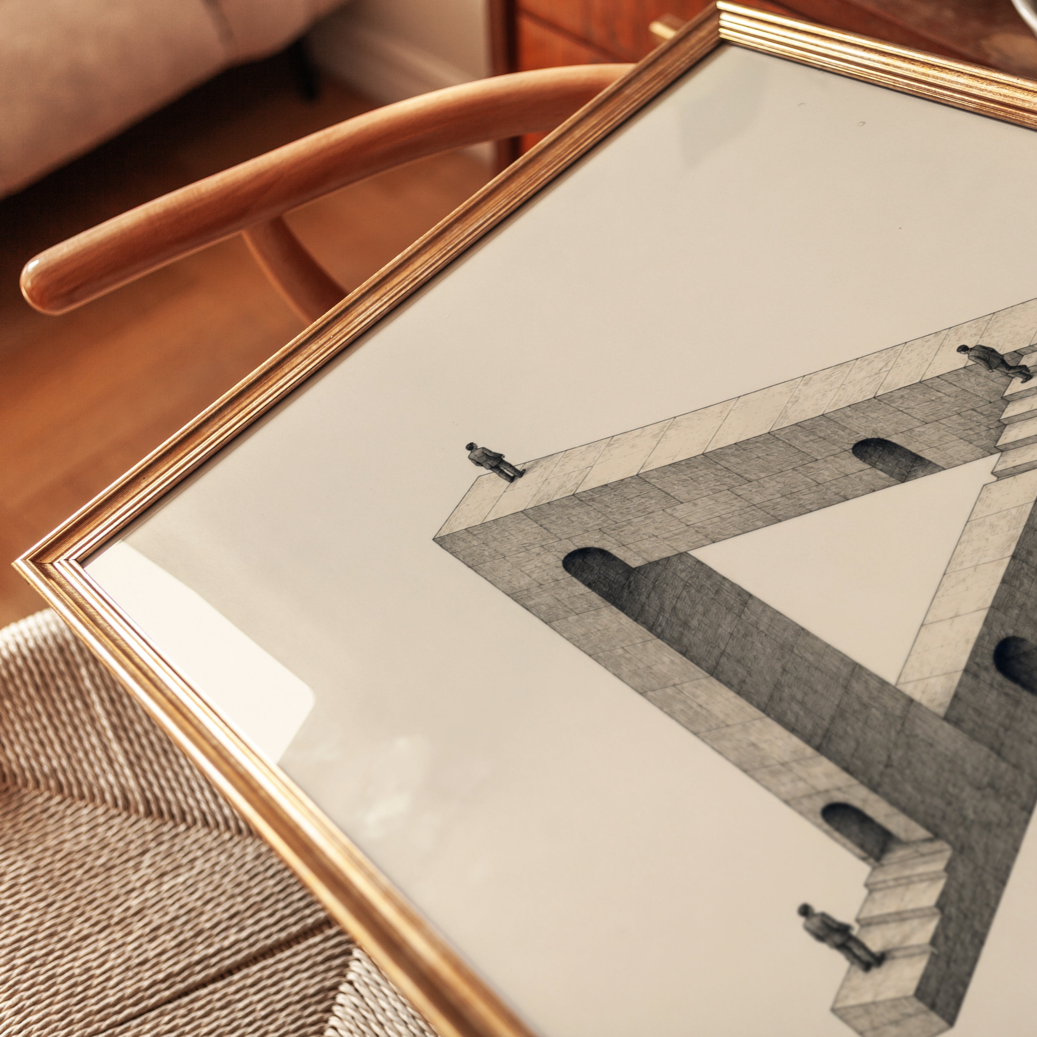 Surreal Architecture Print - detail