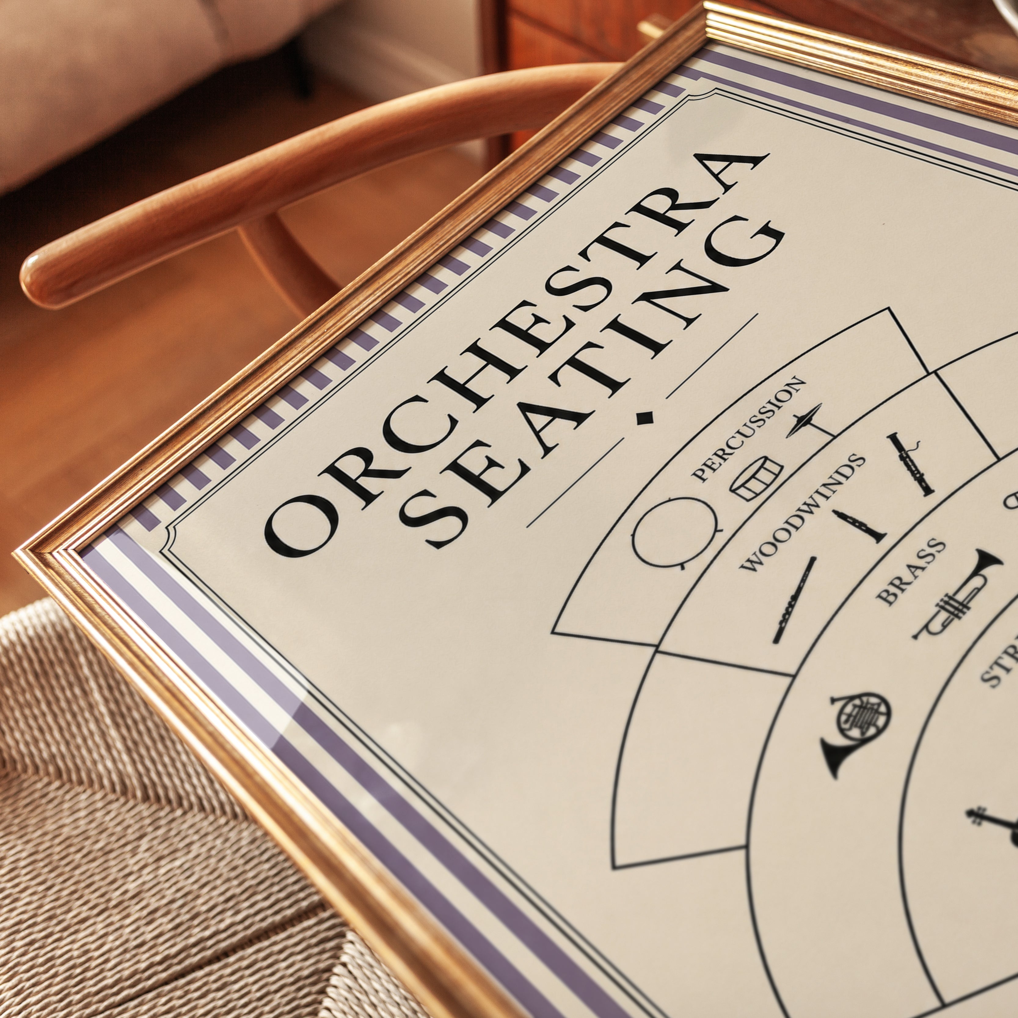 Orchestra Seating Chart – Music Teacher Gift - detail