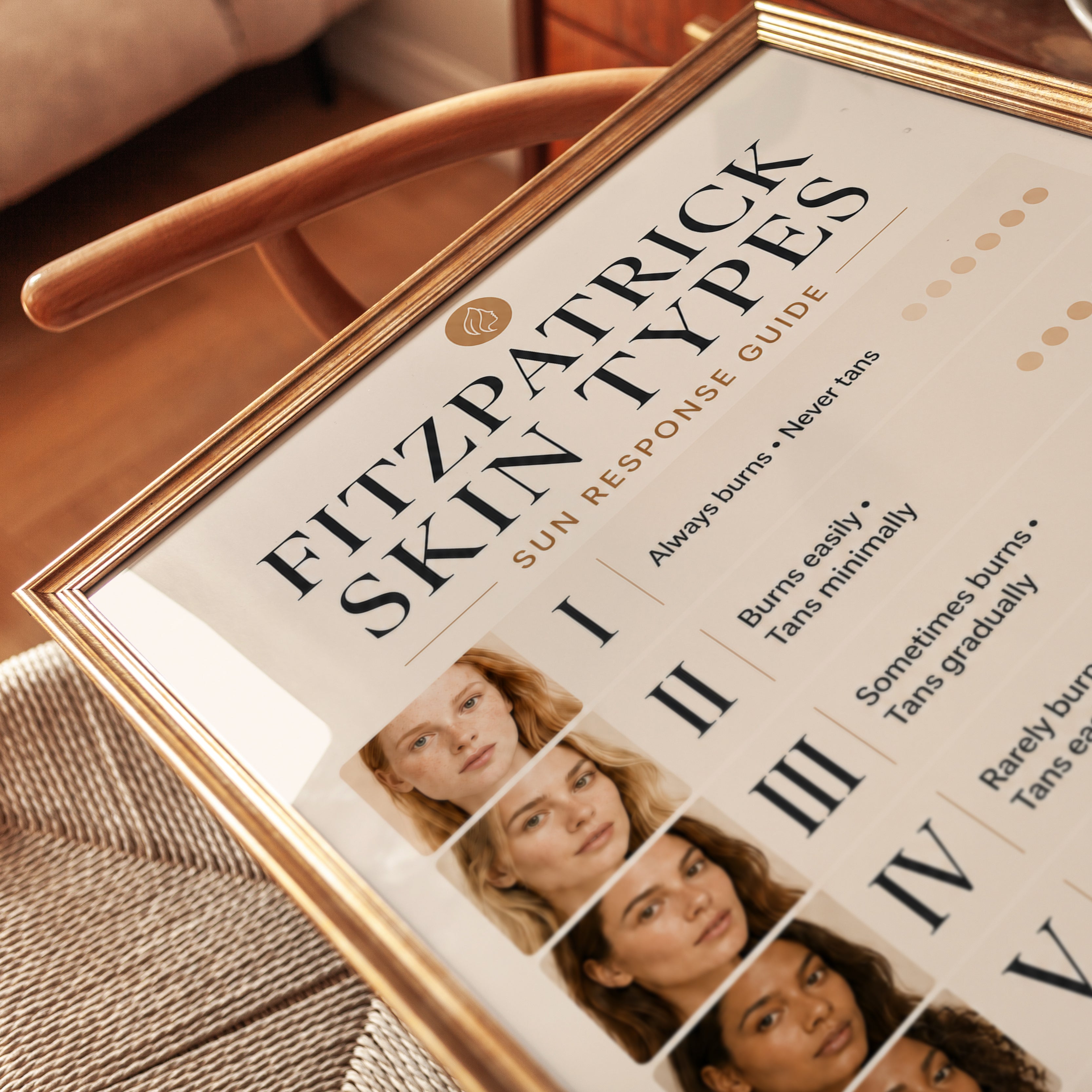 Skin Types Poster - detail