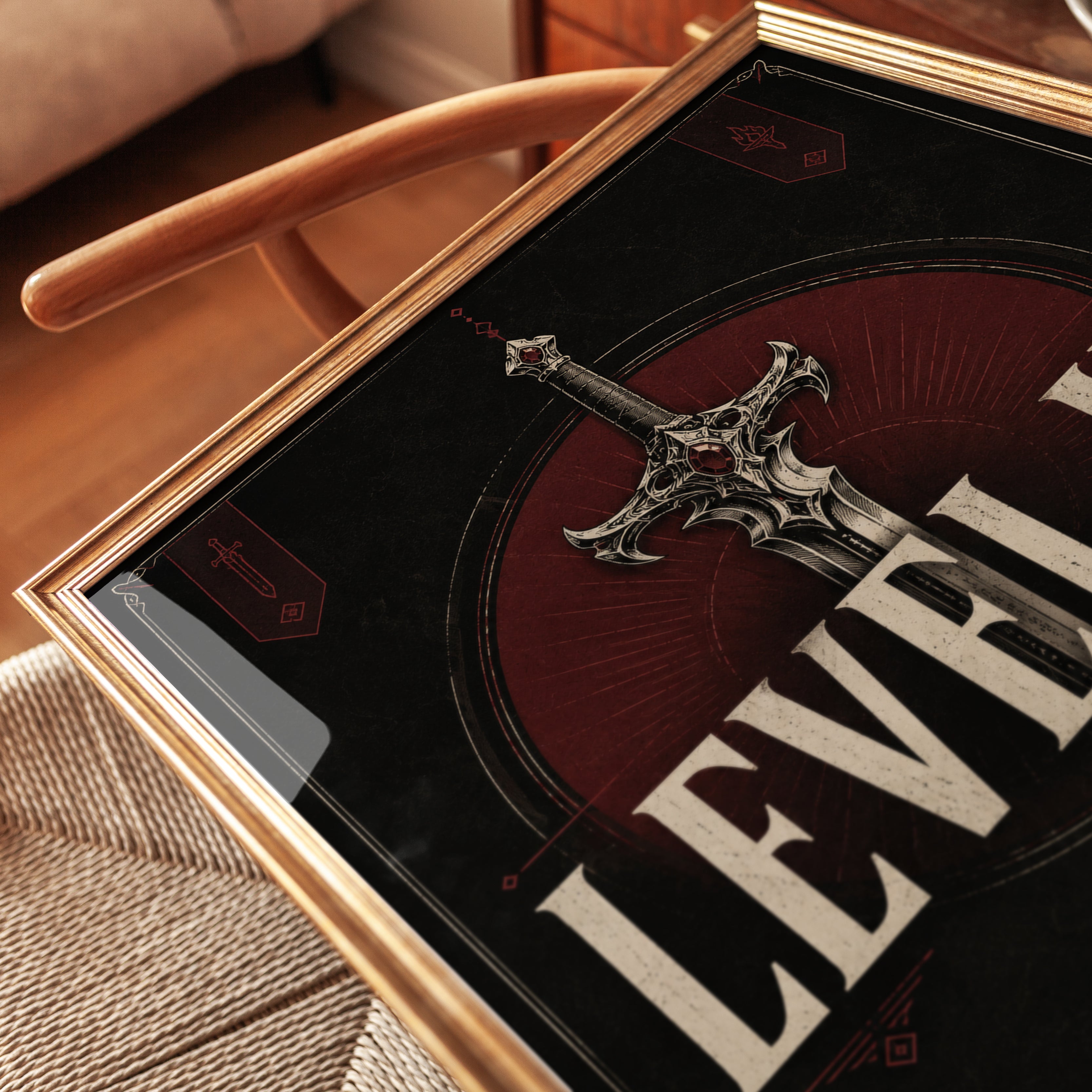 Fantasy Sword Poster - detail