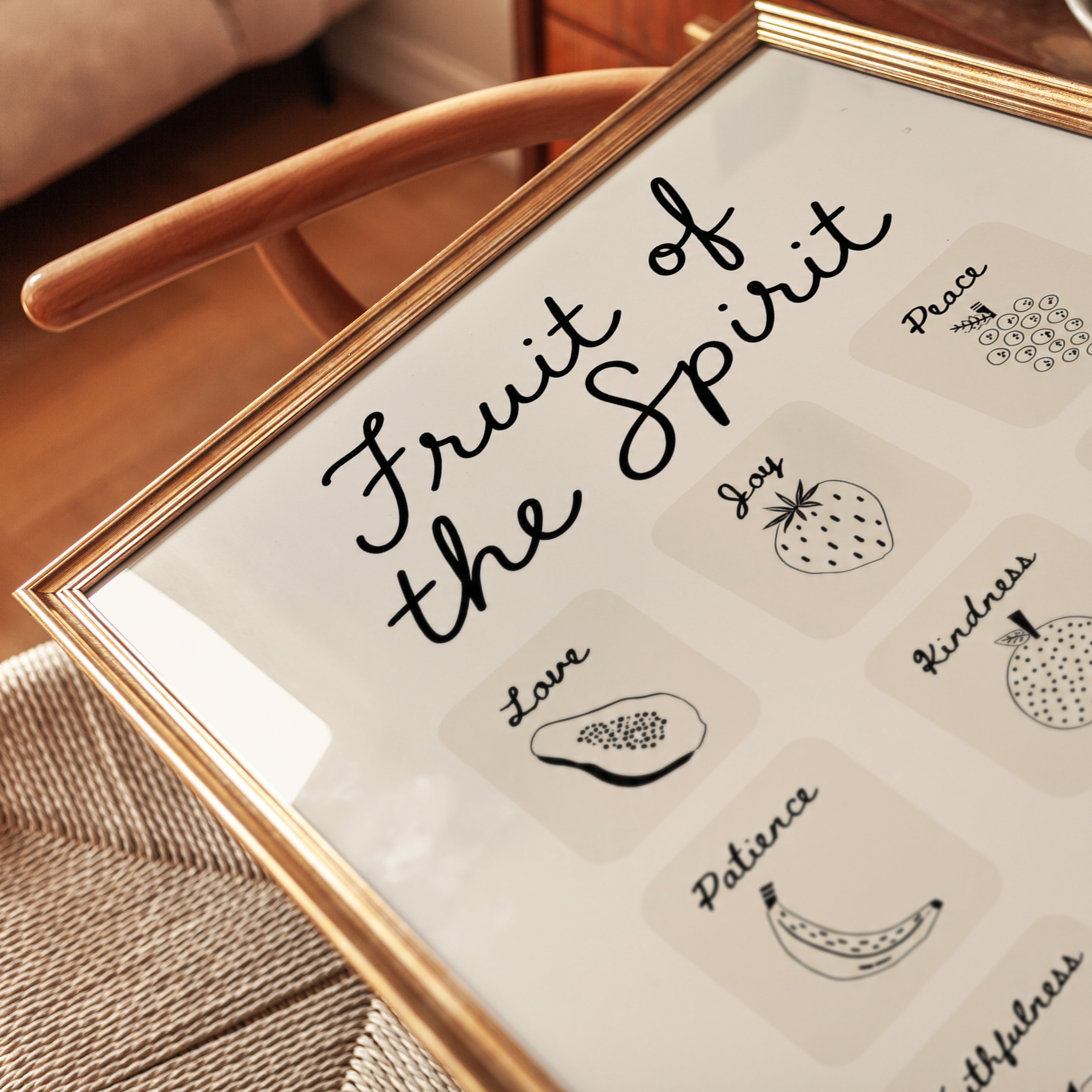Fruit of the Spirit Print - detail