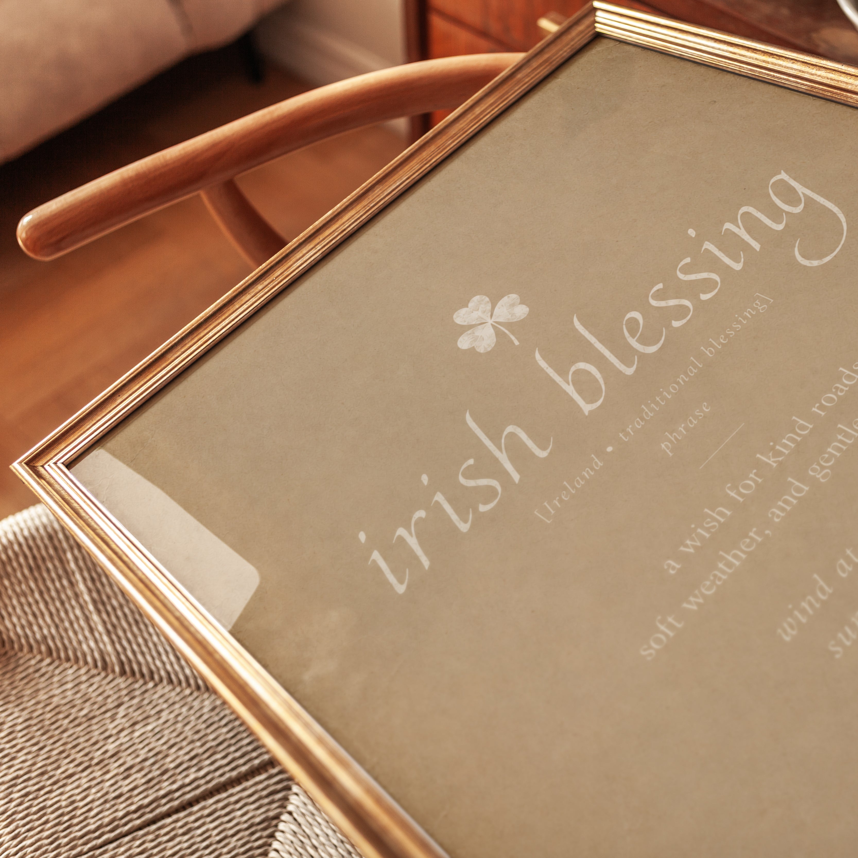 Irish Blessing Wall Art - detail