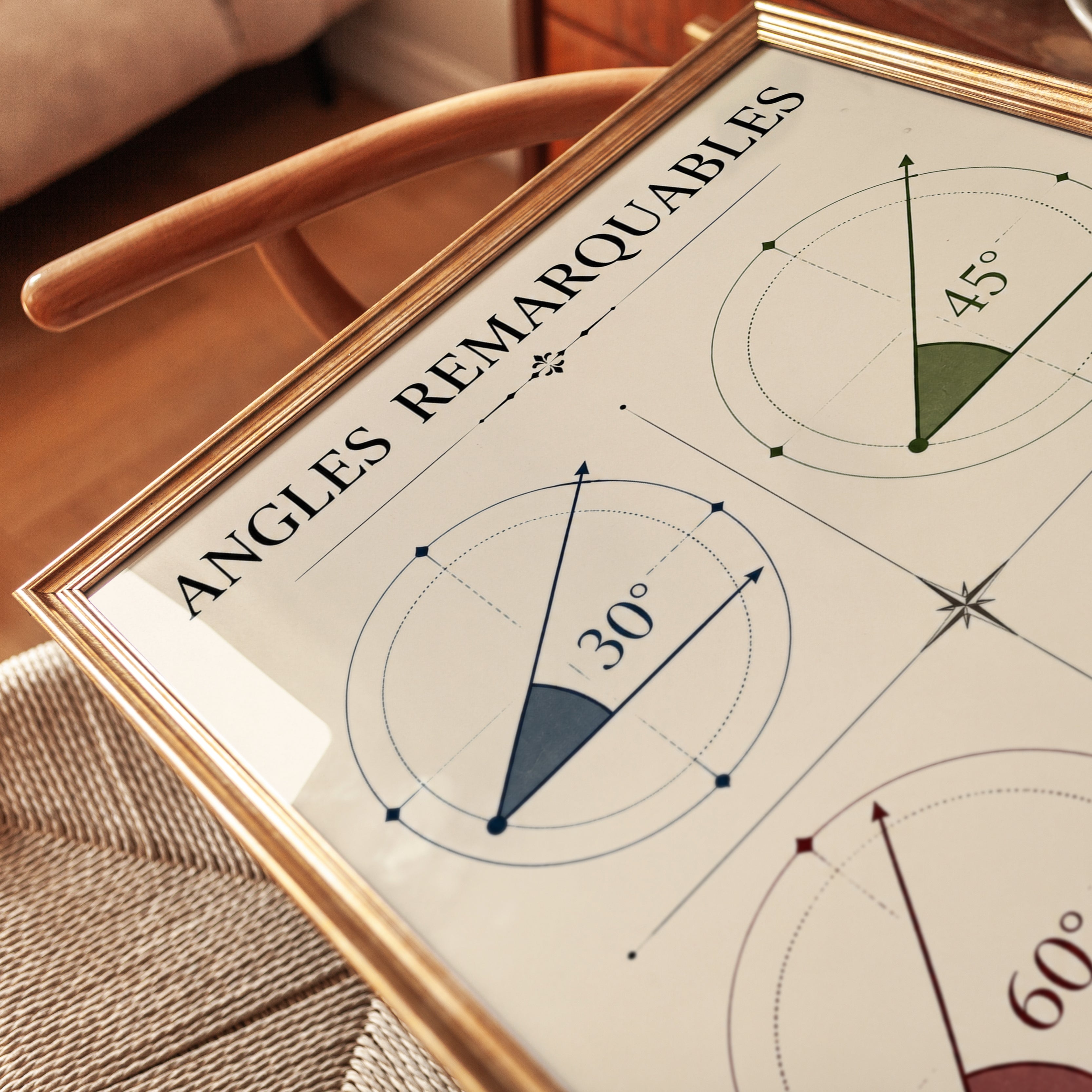Math Classroom Poster – Geometry Wall Art - detail