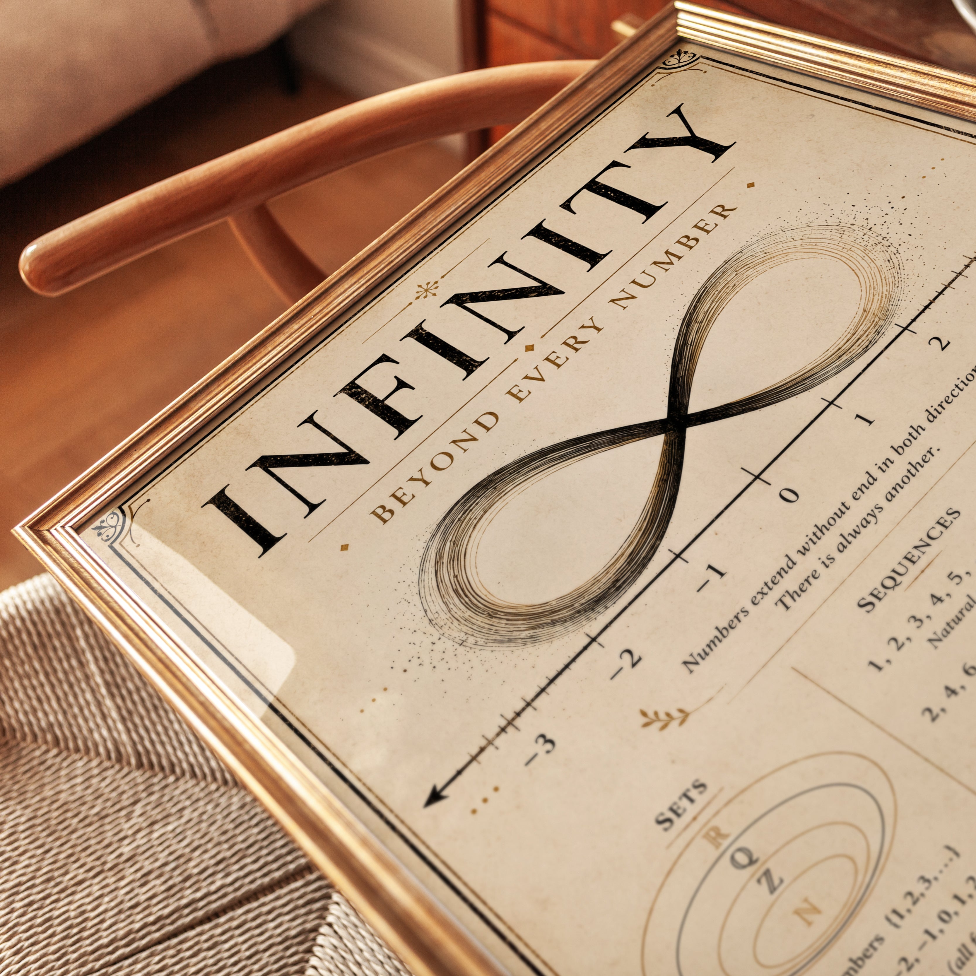 Infinity Math Poster - detail