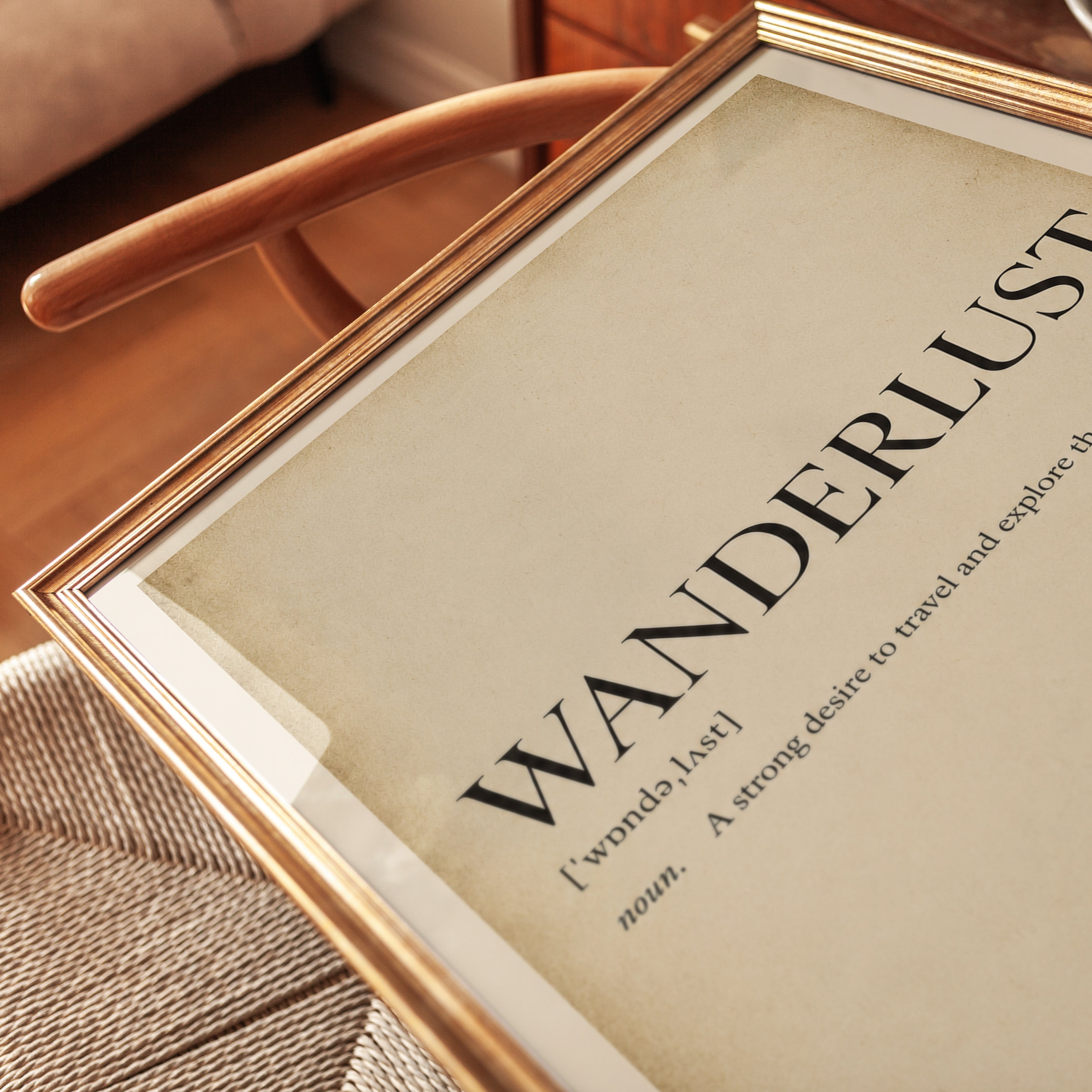 Wanderlust Wall Art – Definition Print - detail