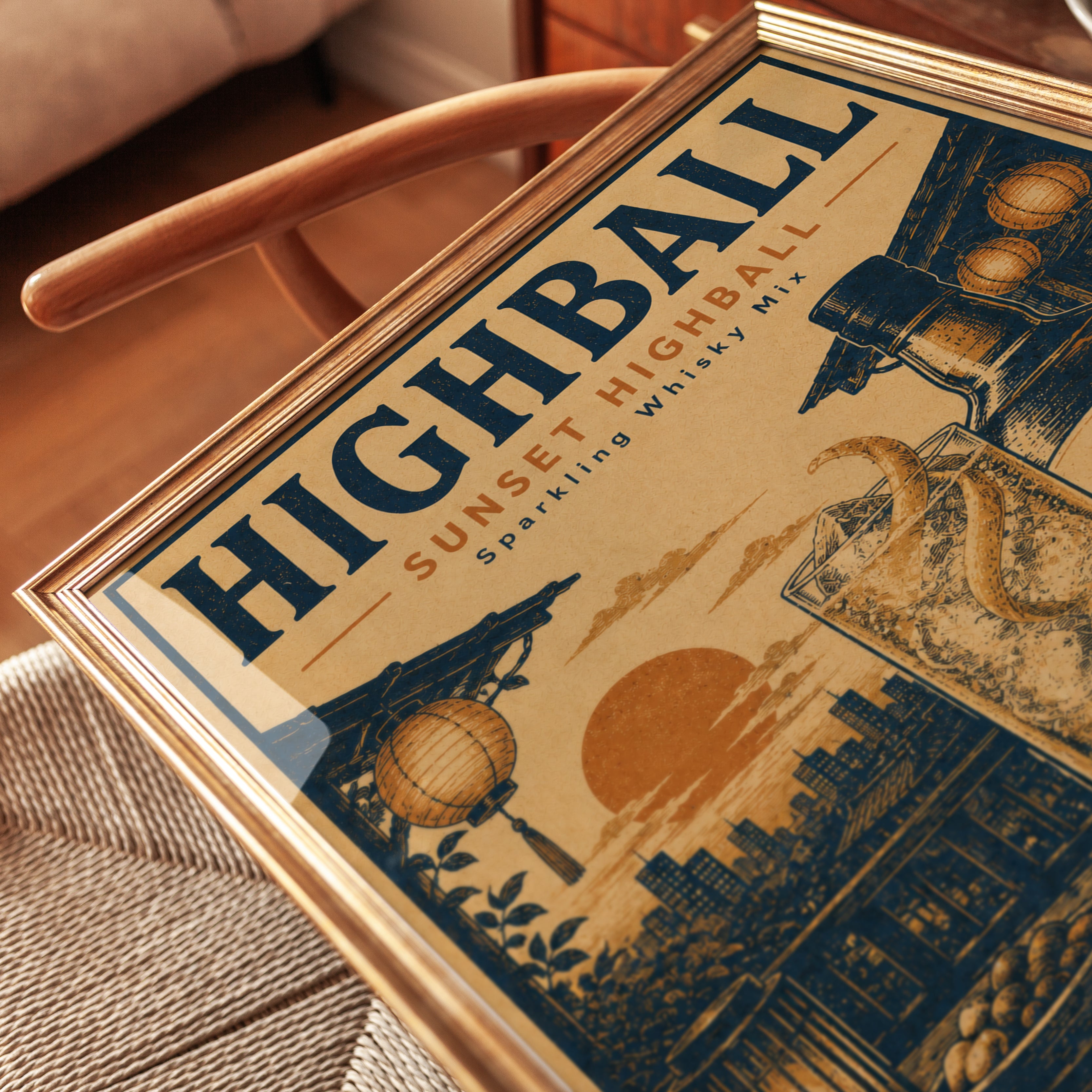 Japanese Whisky Poster - detail