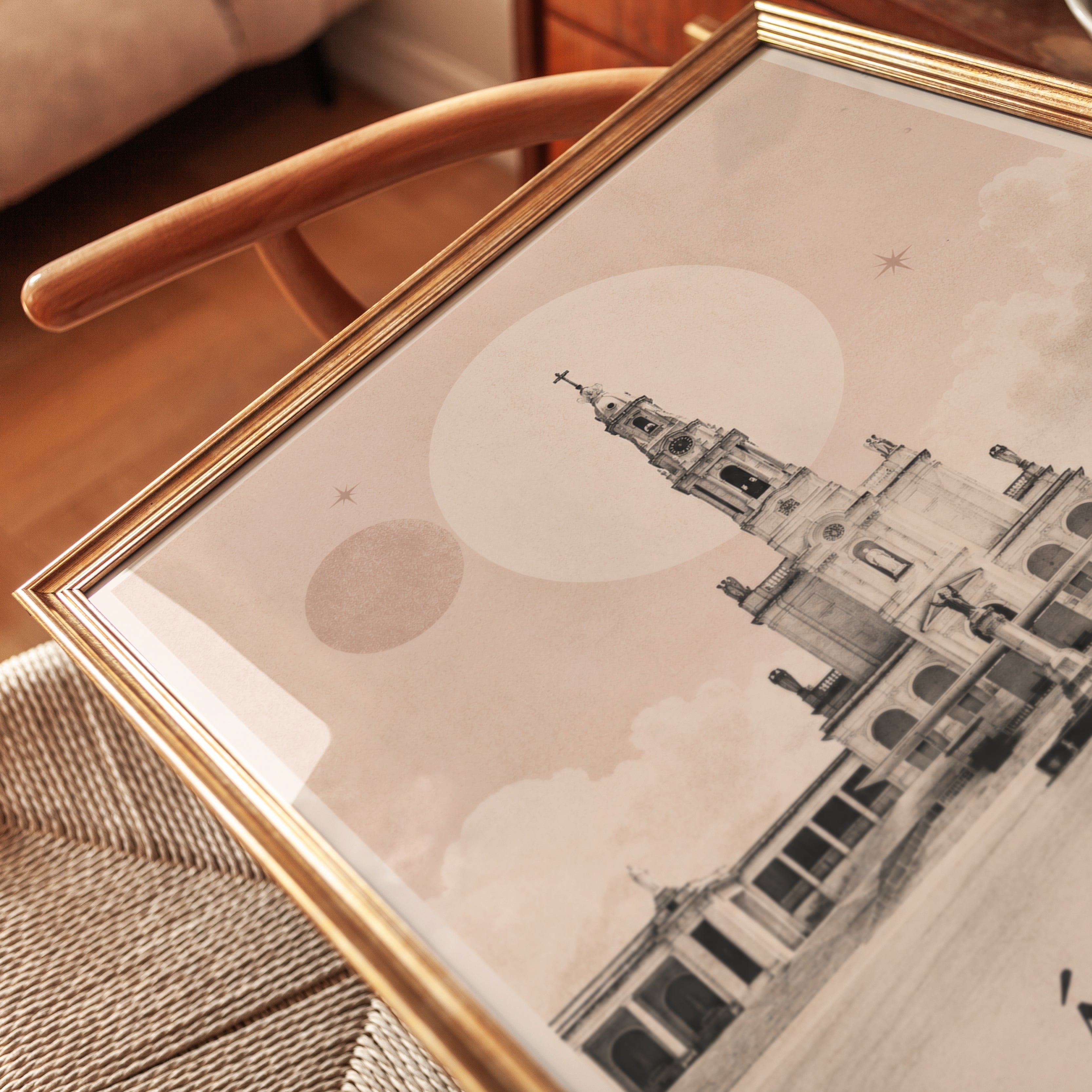 Fatima Portugal Poster – Travel Wall Art - detail