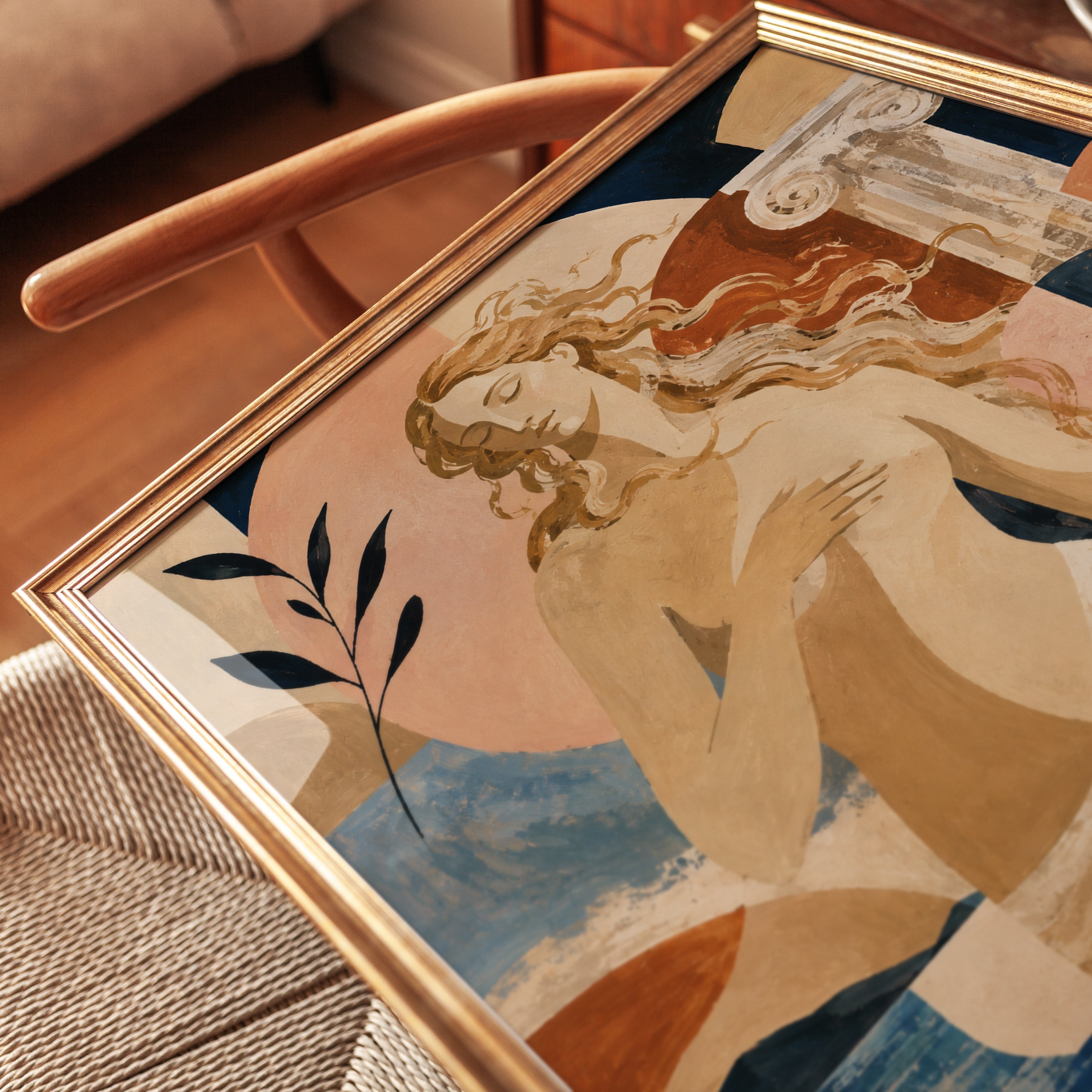 Venus Wall Art – Classical Mythology Print - detail