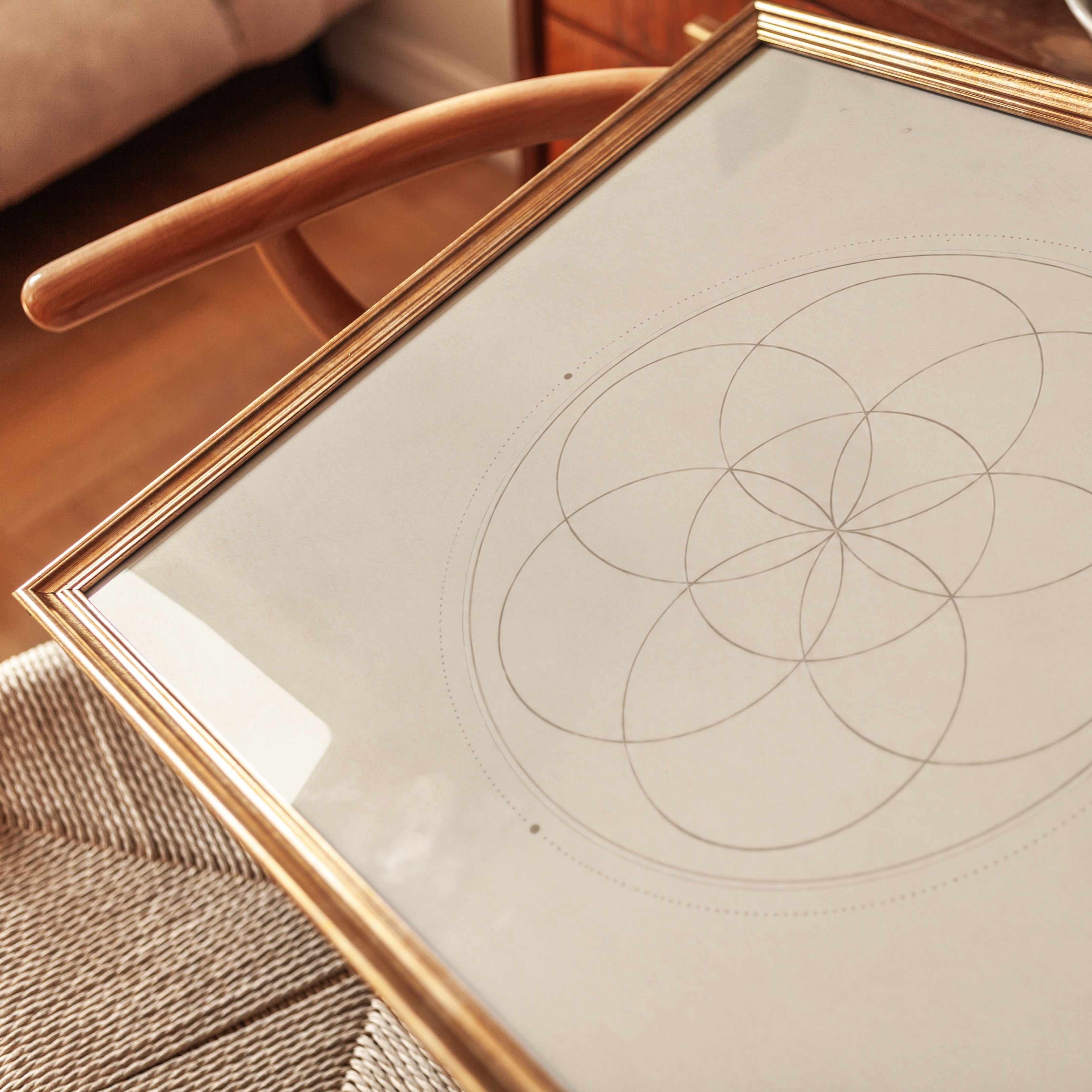 Seed of Life Wall Art - detail