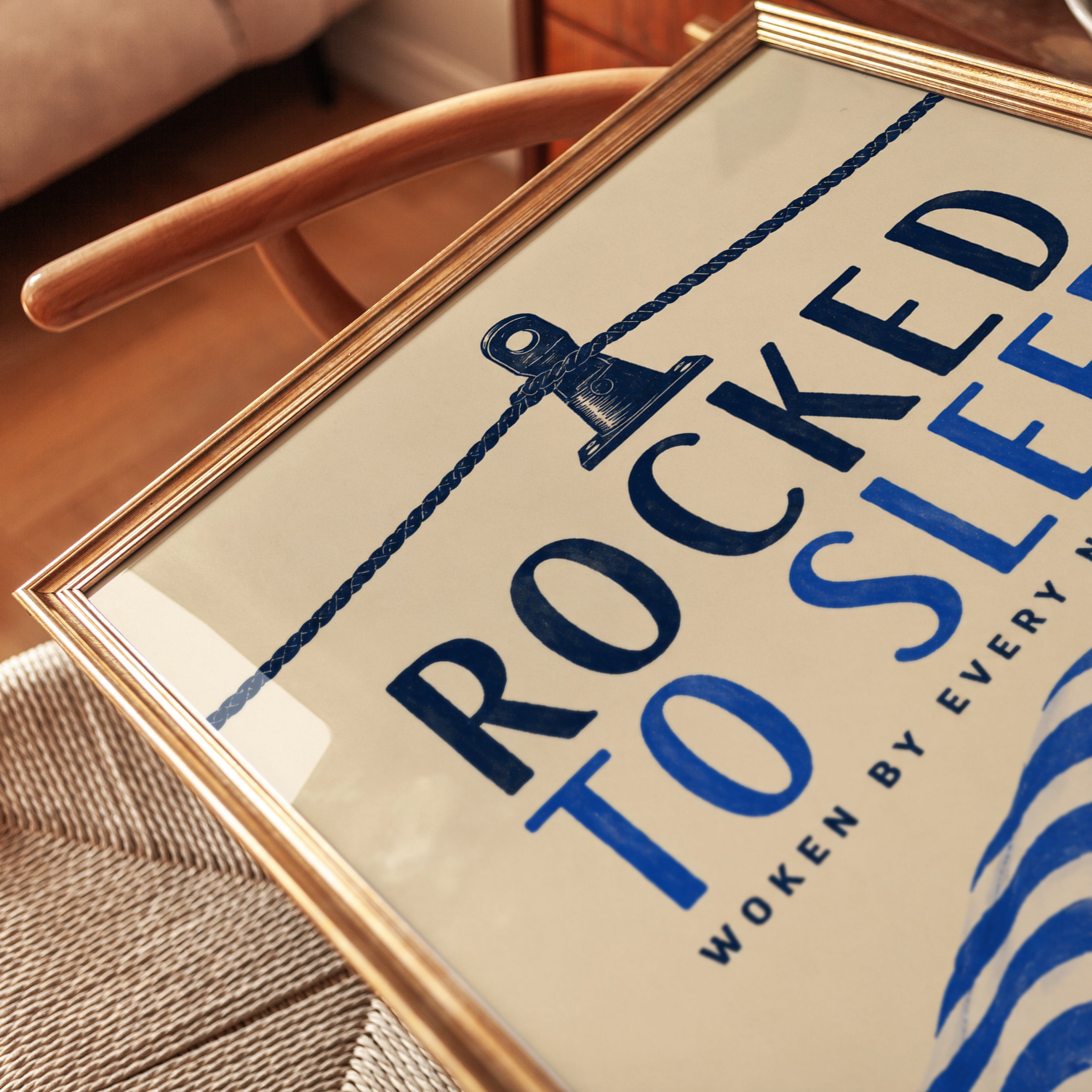 Nautical Bedroom Wall Art - detail