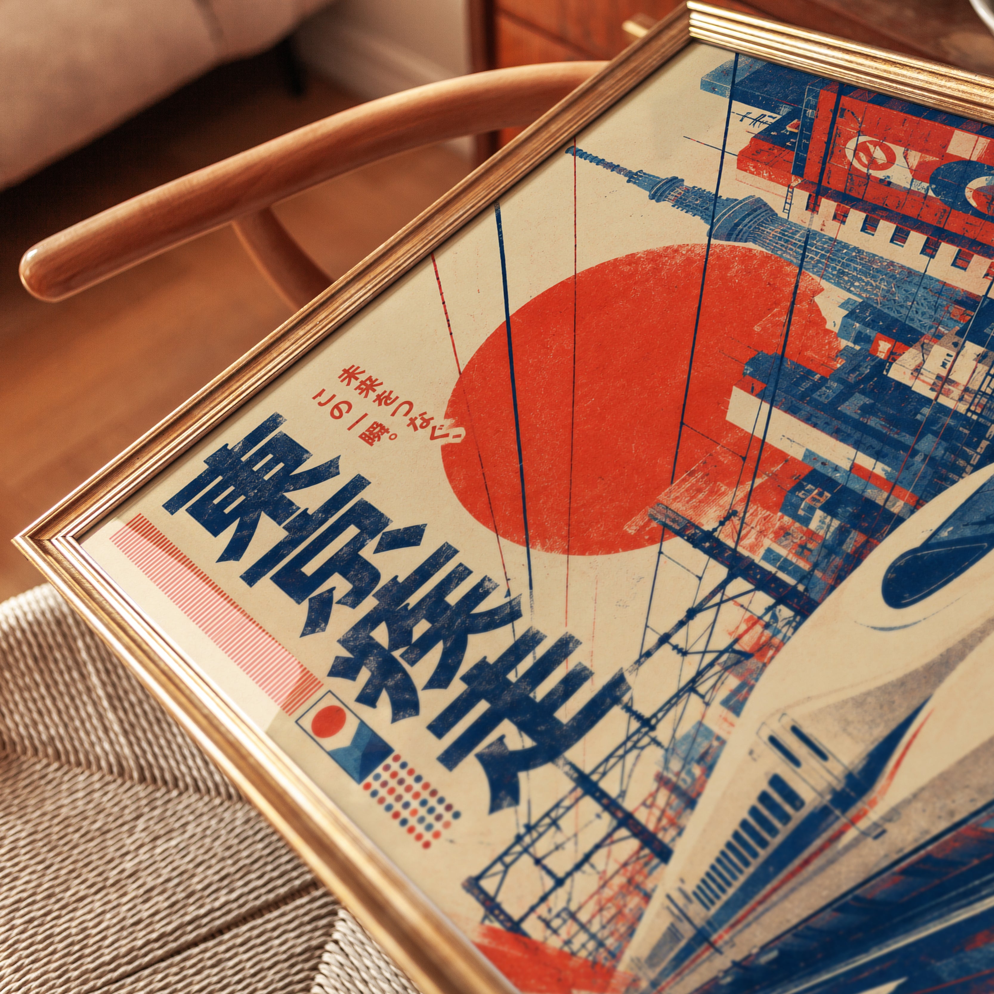 Tokyo Travel Poster – Japanese Wall Art - detail
