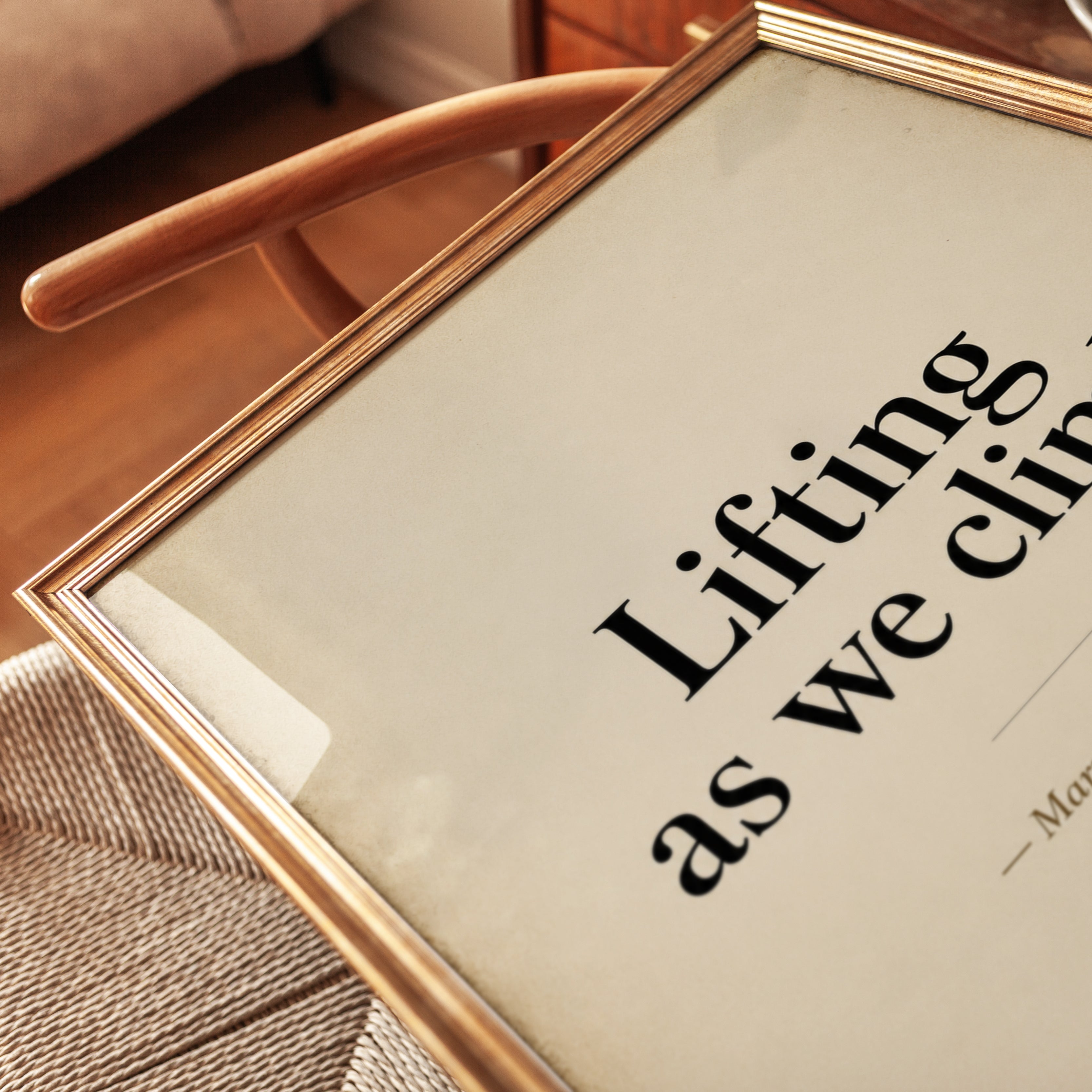 Motivational Quote Print – Inspirational Wall Art - detail