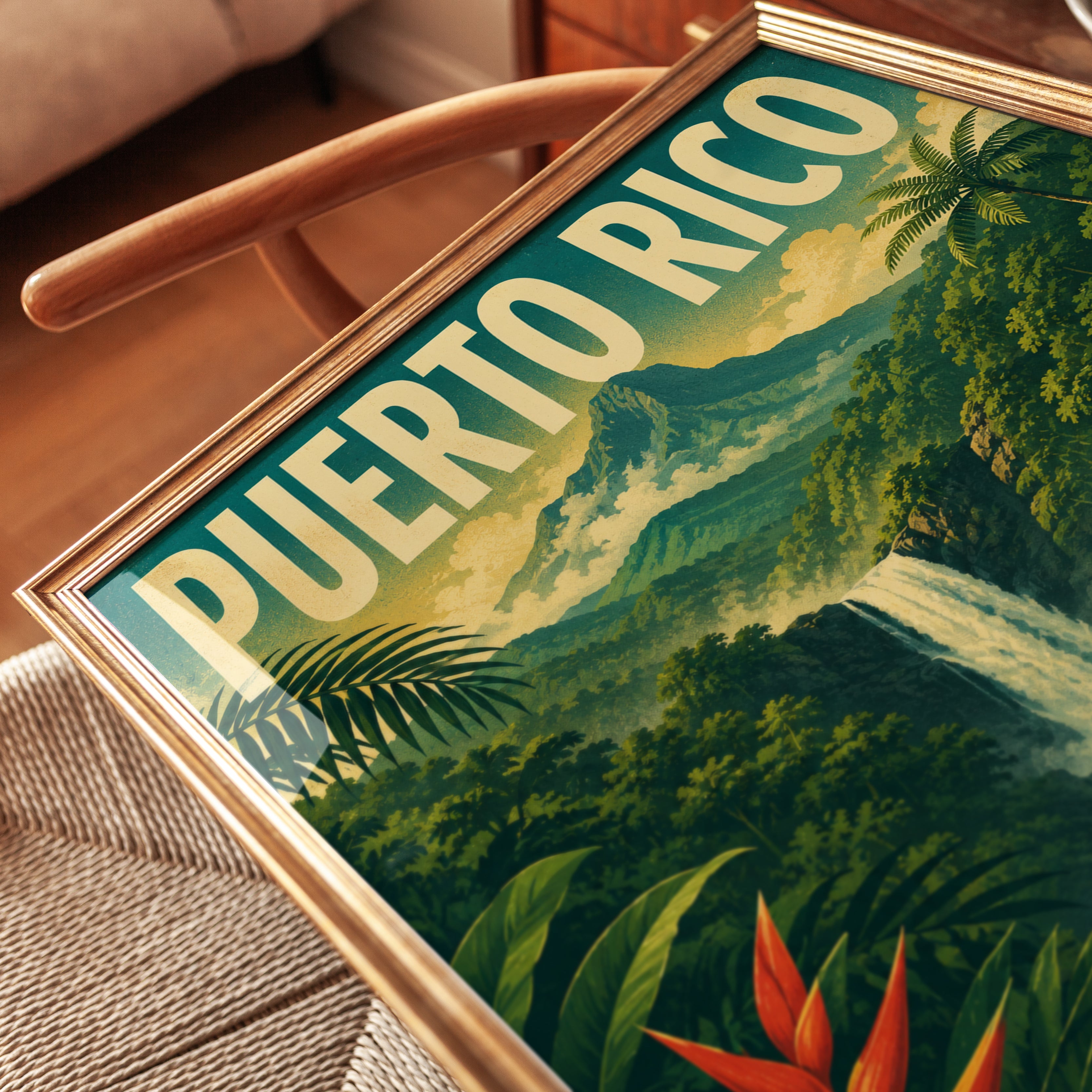 Puerto Rico Travel Poster – El Yunque Print - detail