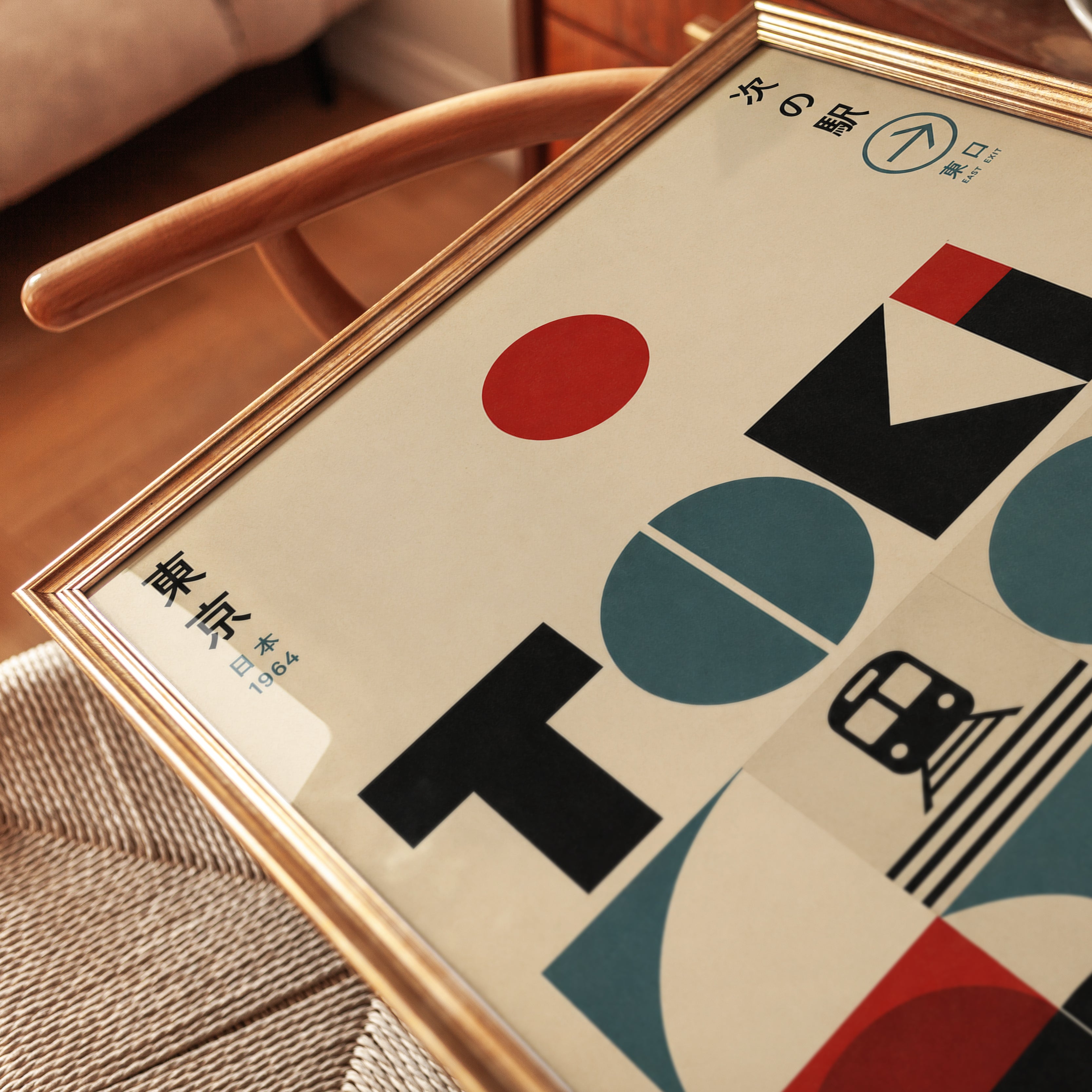 Tokyo Travel Poster – Japan Wall Art - detail