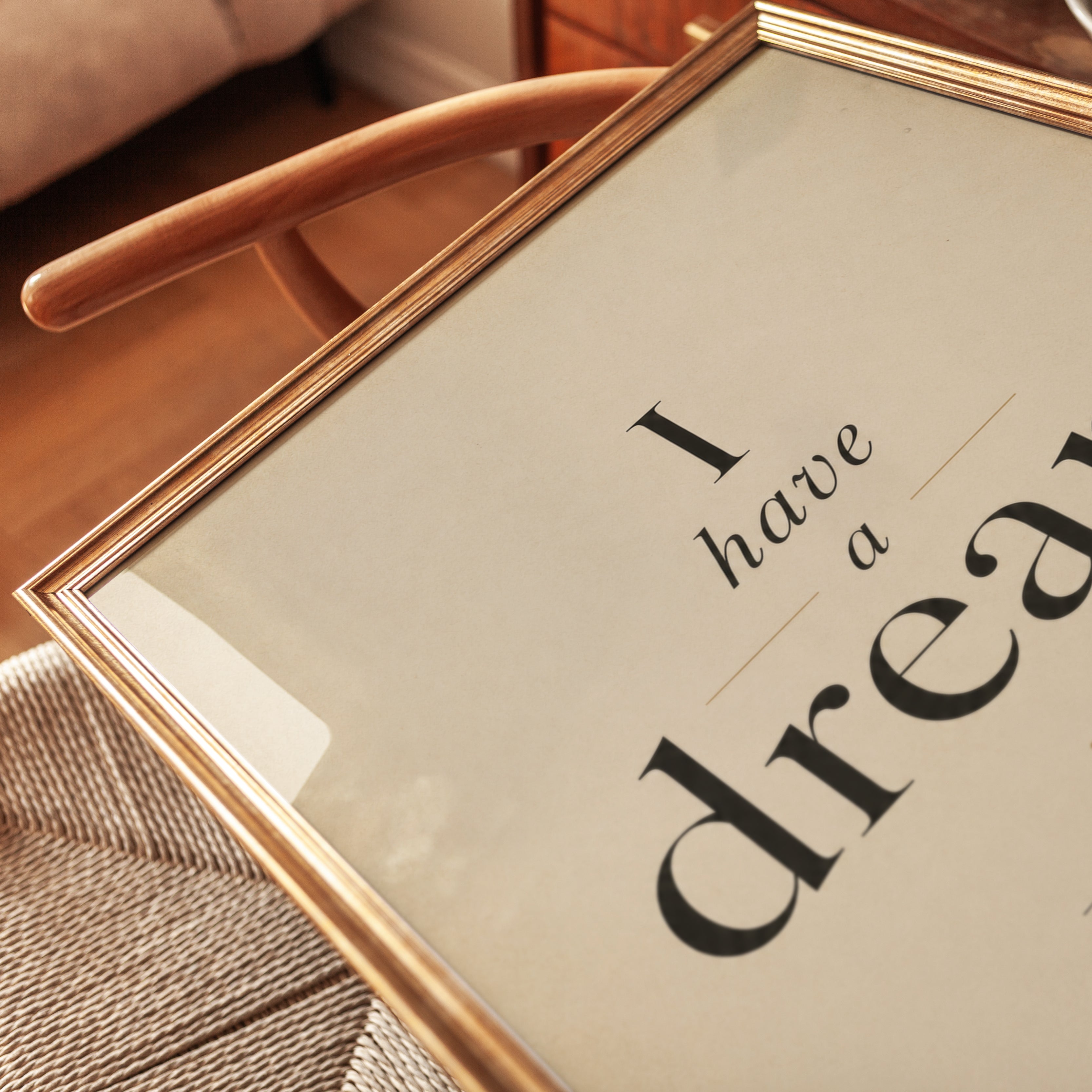 Motivational Quote Print - detail