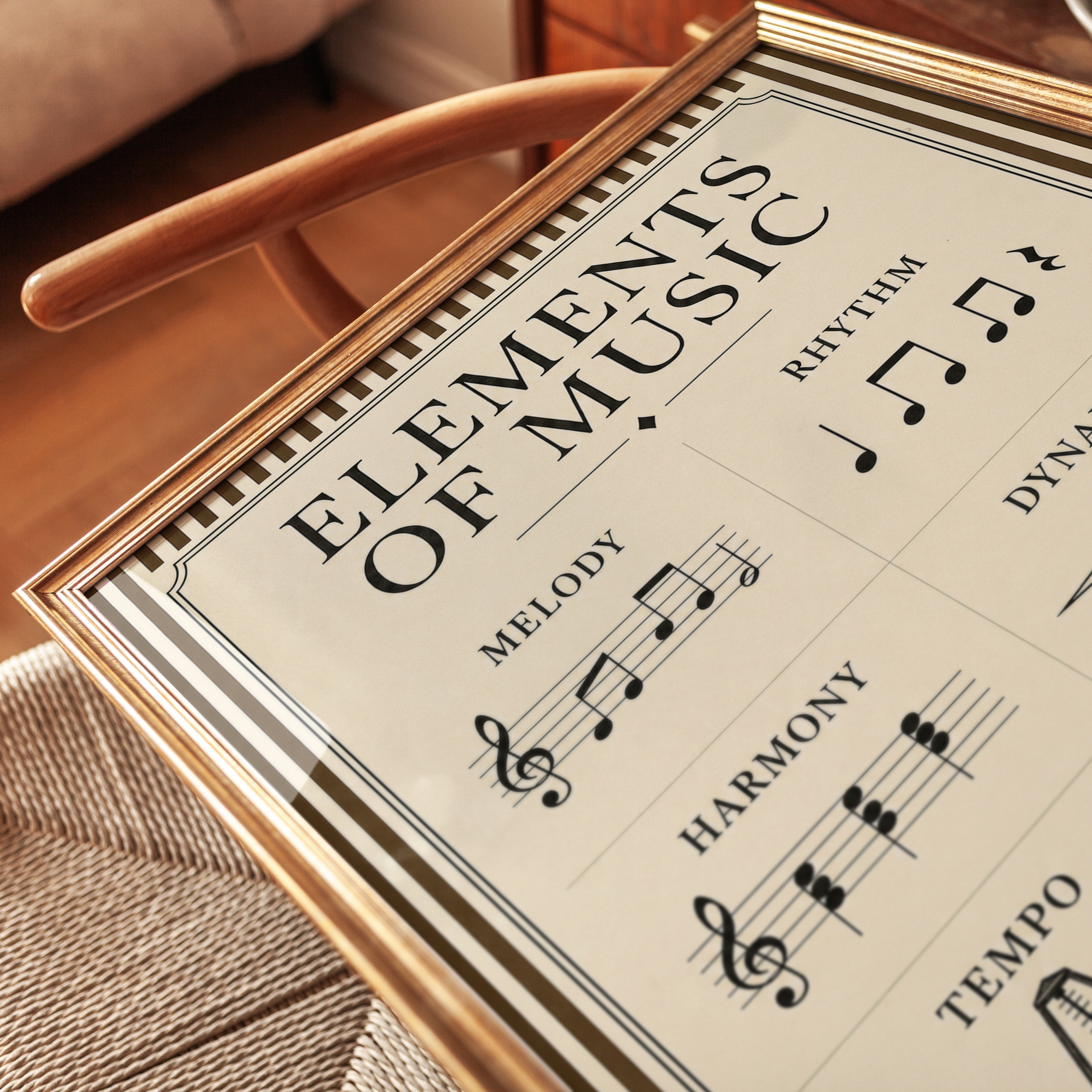Elements of Music Theory Print - detail