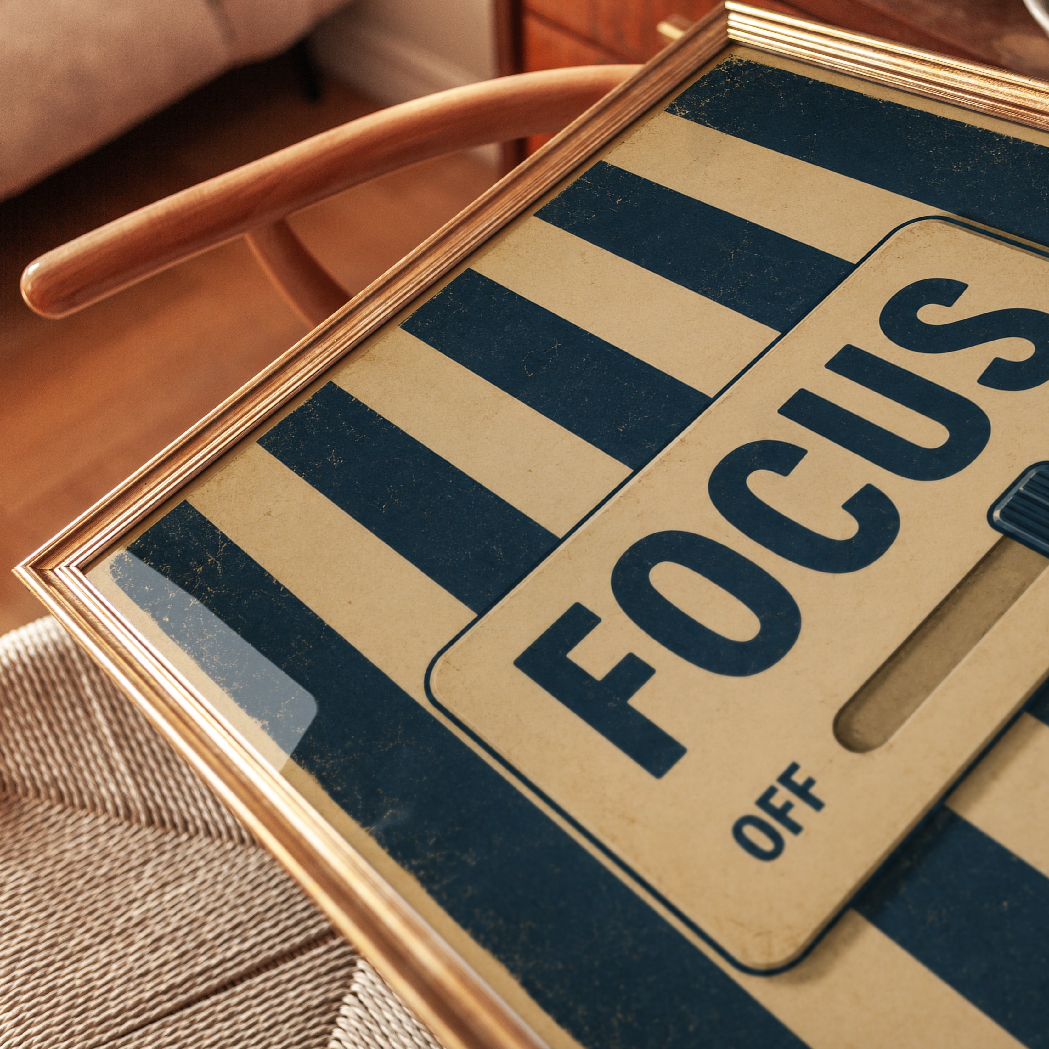 Focus Wall Art – Motivational Office Print - detail