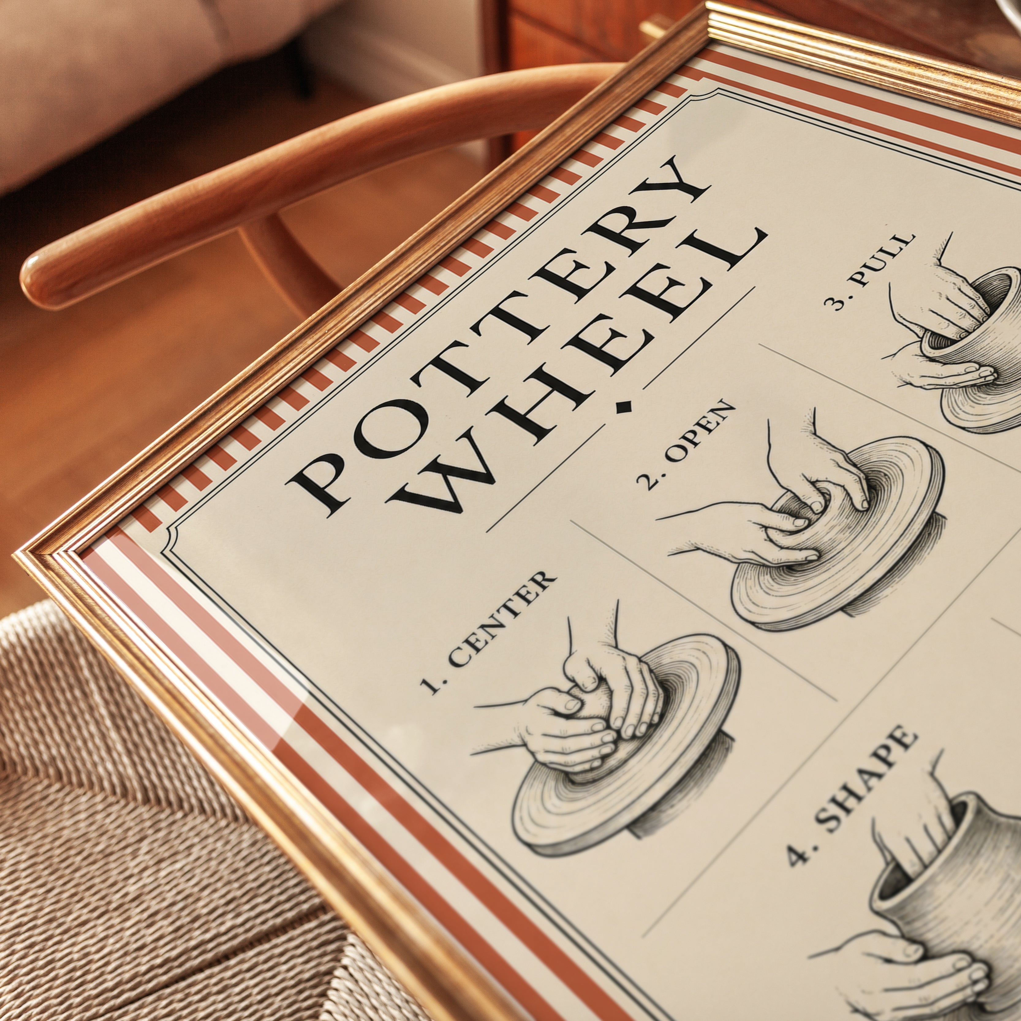 Pottery Wheel Poster - detail