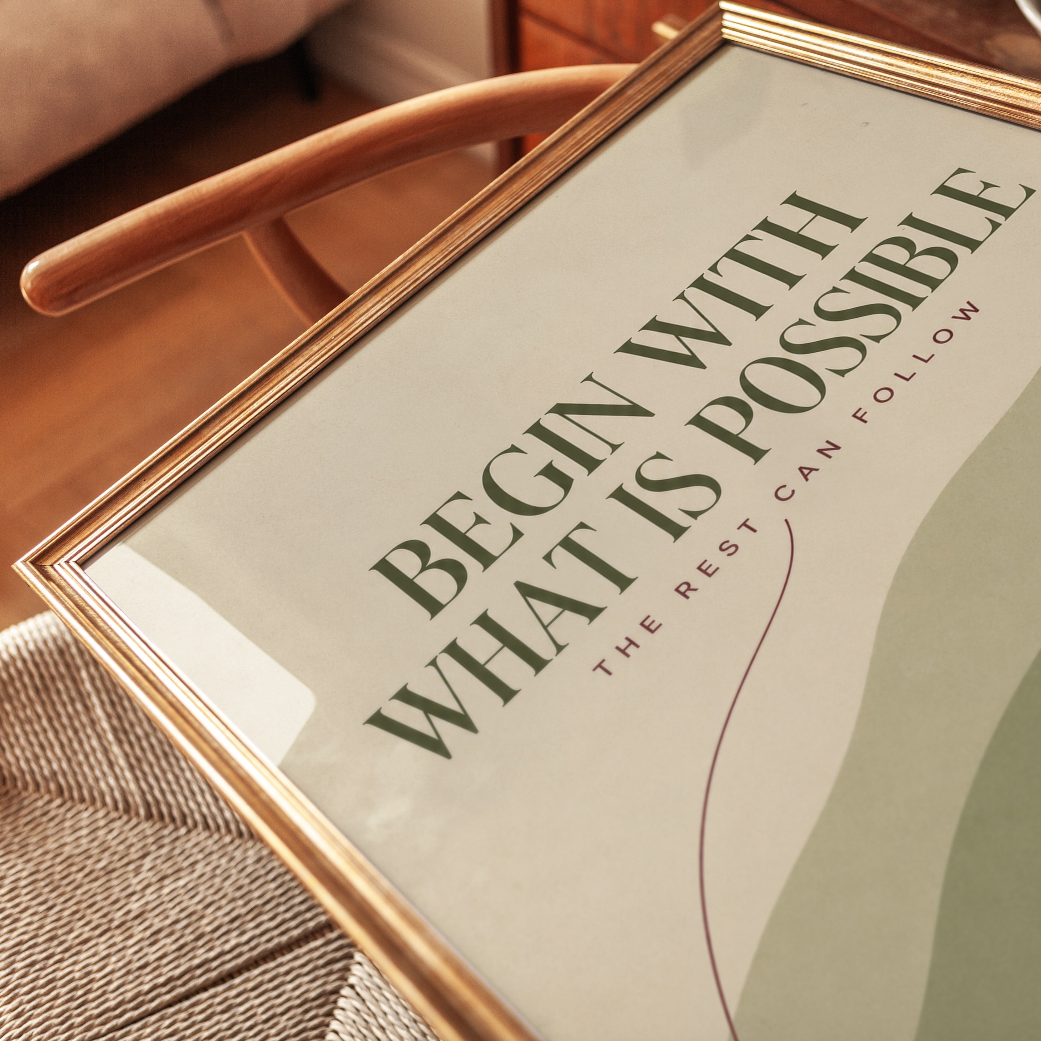 Motivational Wall Art - detail