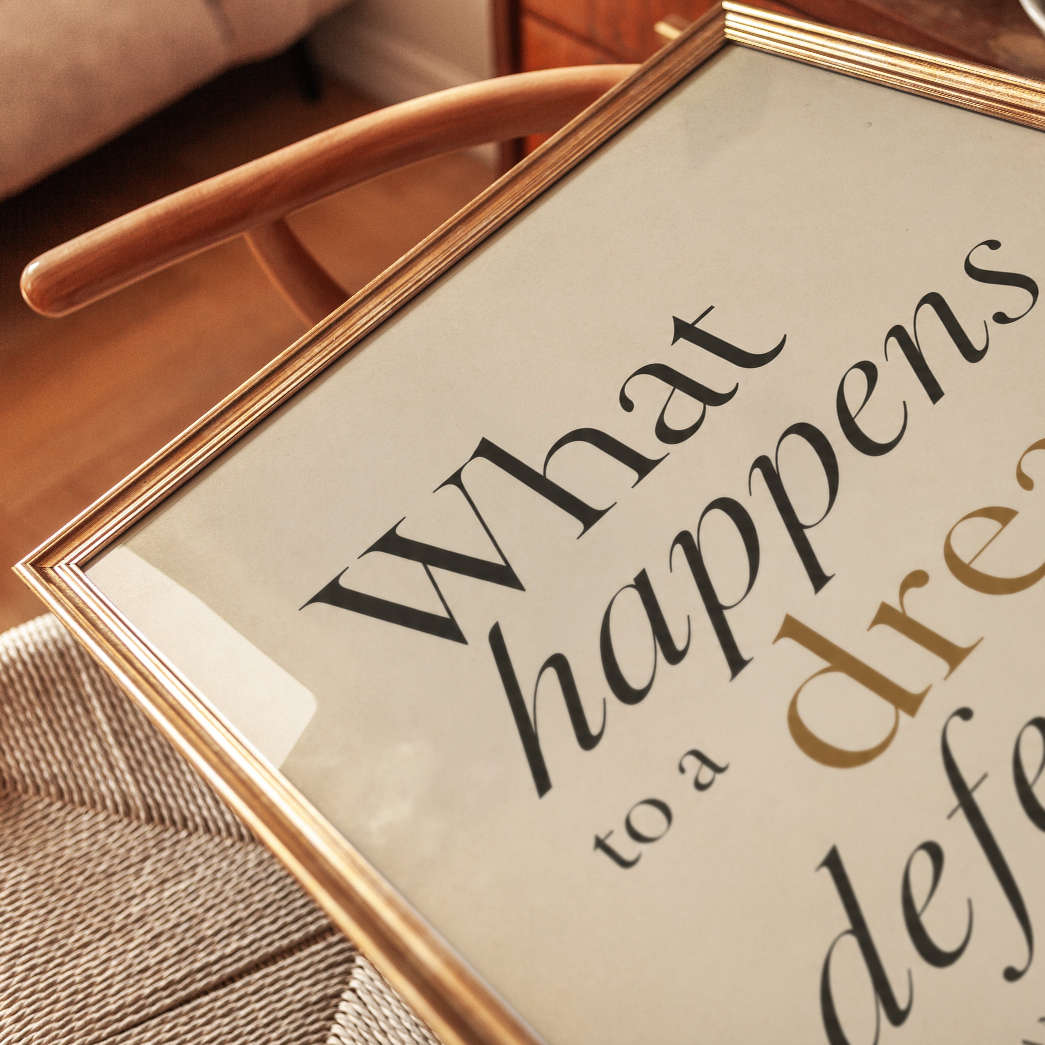 Inspirational Quote Print - detail