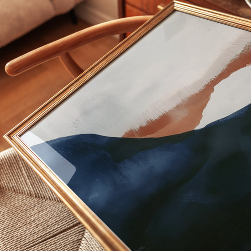 Abstract Landscape Print - detail