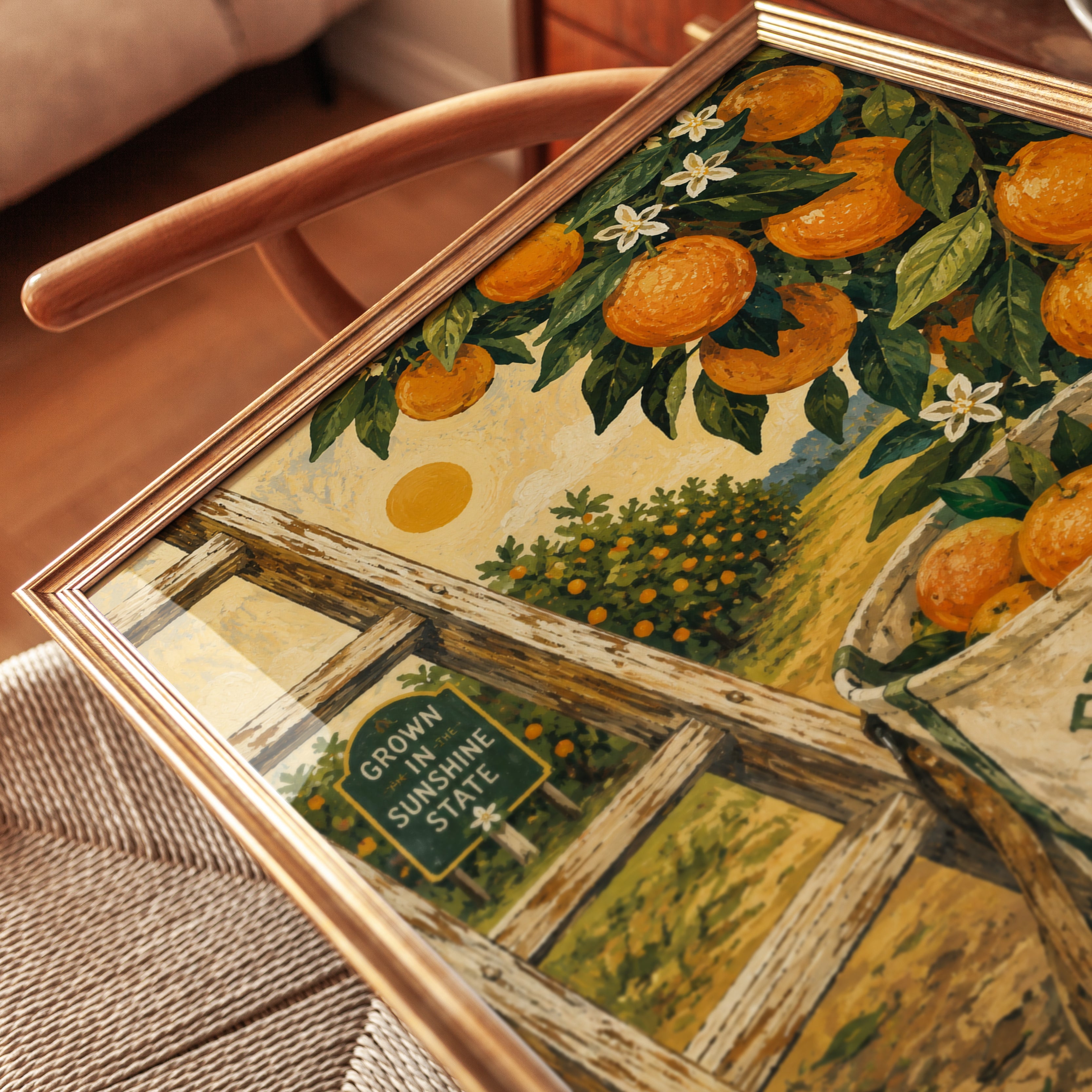 Florida Citrus Poster - detail