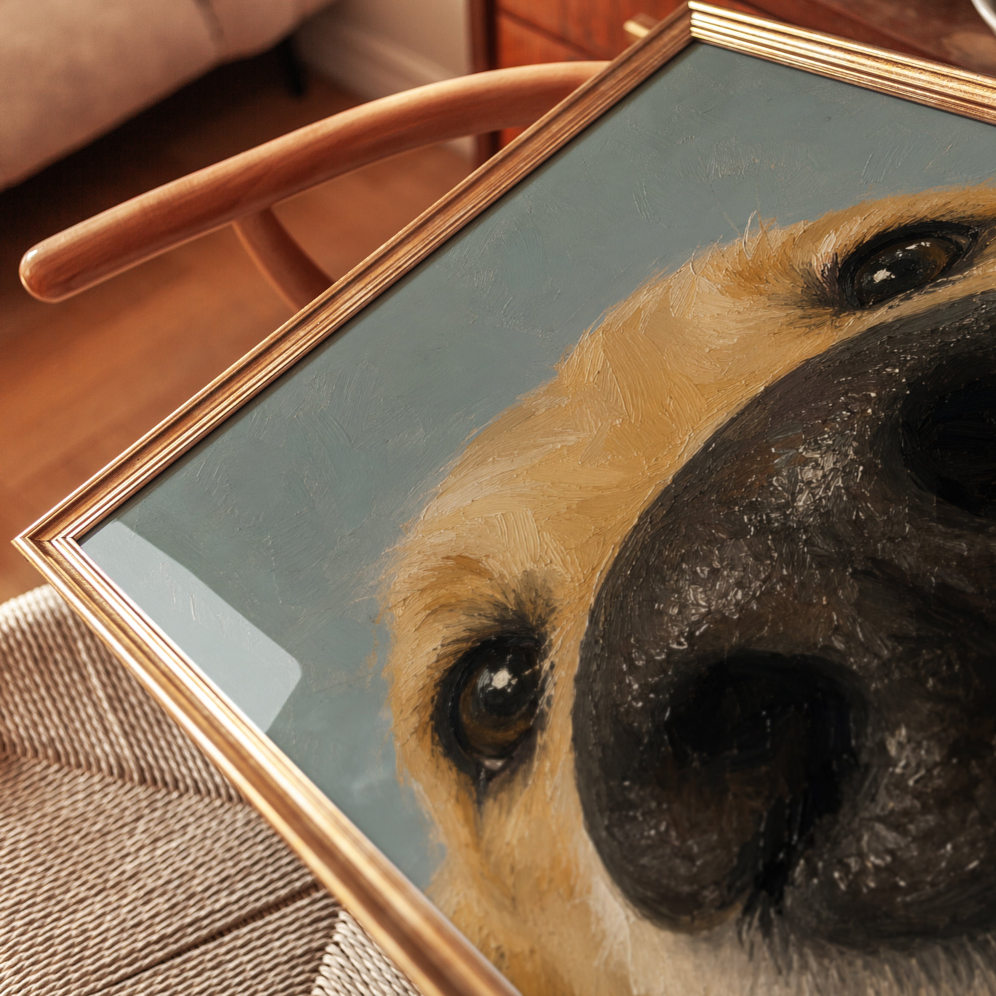 Dog Nose Wall Art – Close Up Animal Print - detail