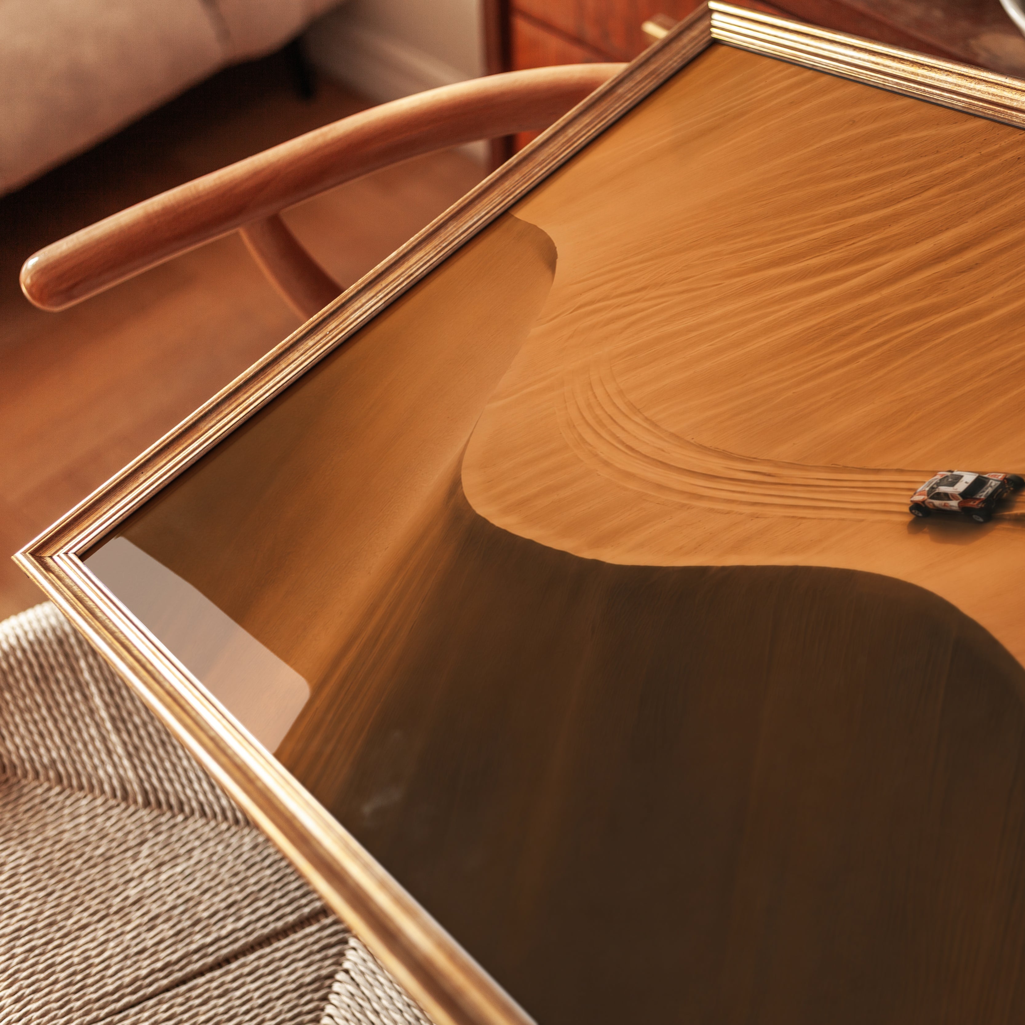 Desert Landscape Wall Art – Sand Dunes Print - detail