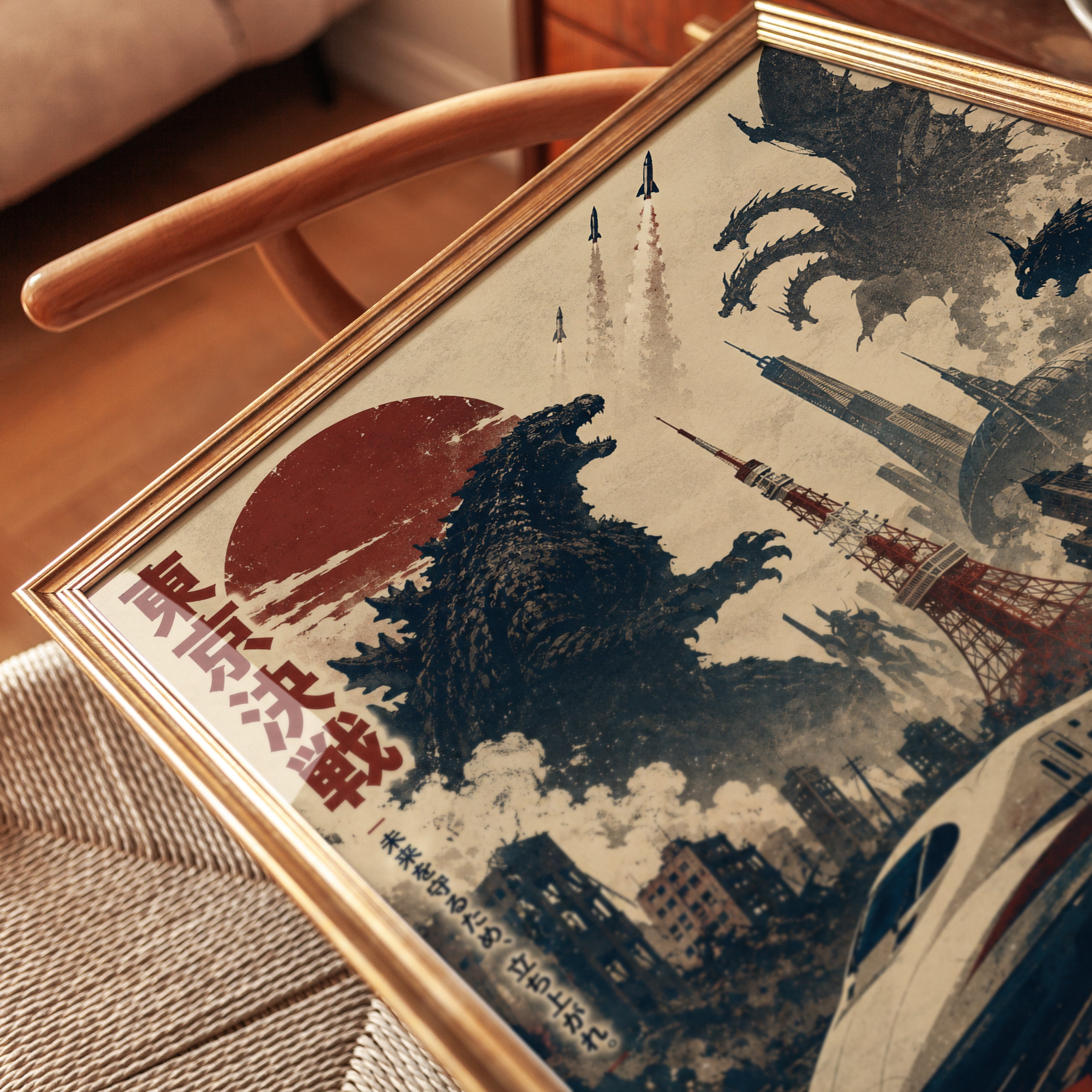 Japanese Poster Art – Vintage Tokyo Print - detail