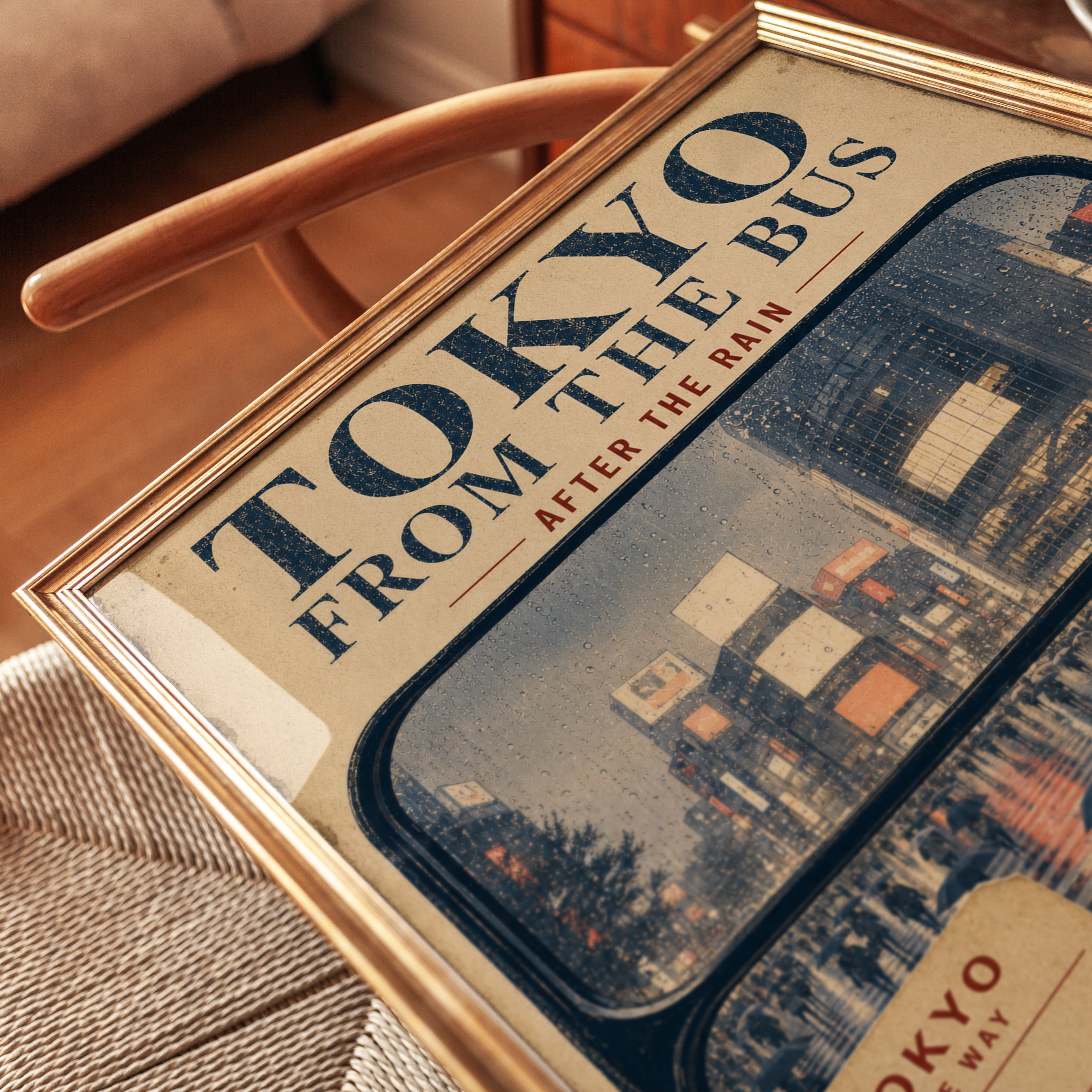 Tokyo Travel Poster – Japan Wall Art - detail