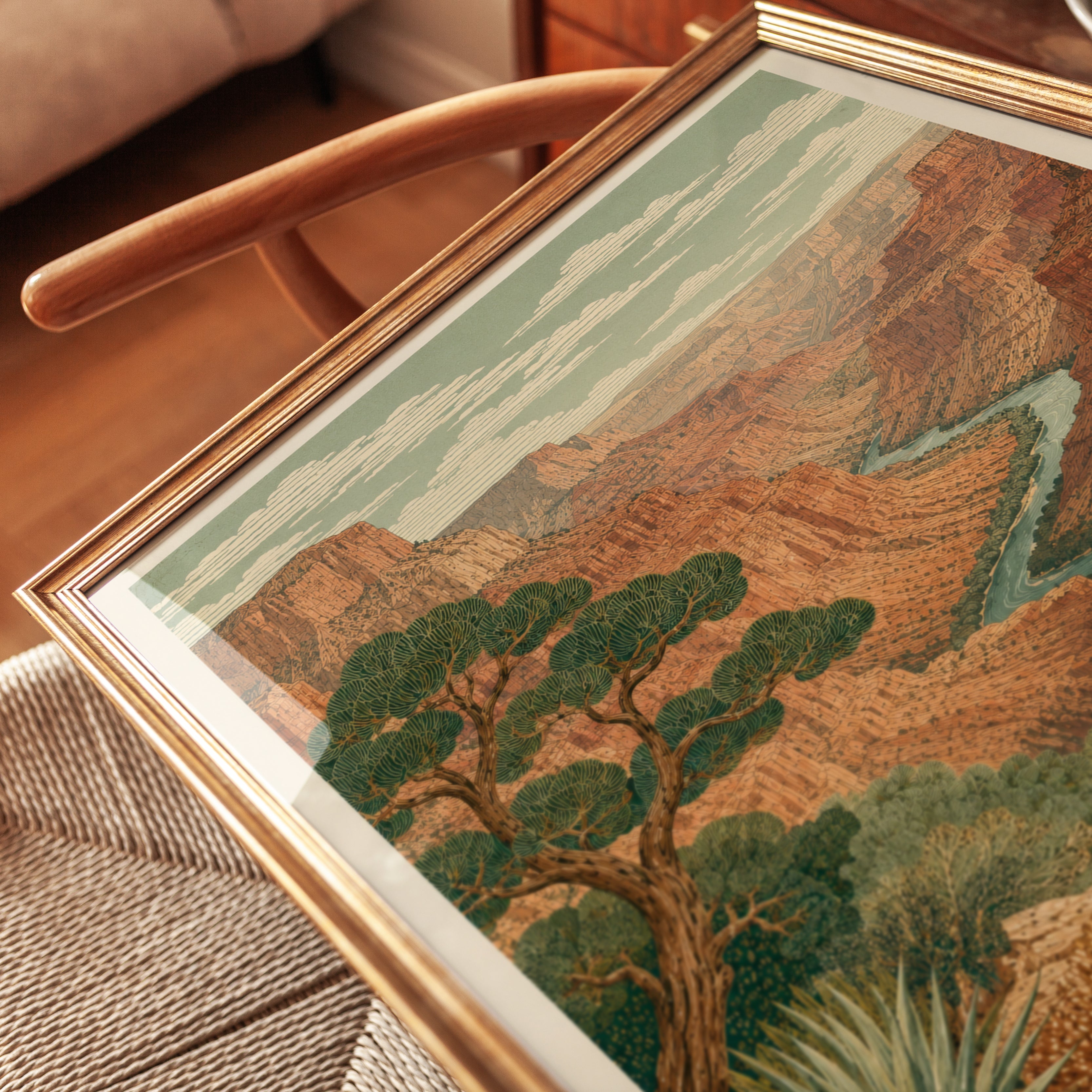 Grand Canyon Poster – Arizona National Park Print - detail
