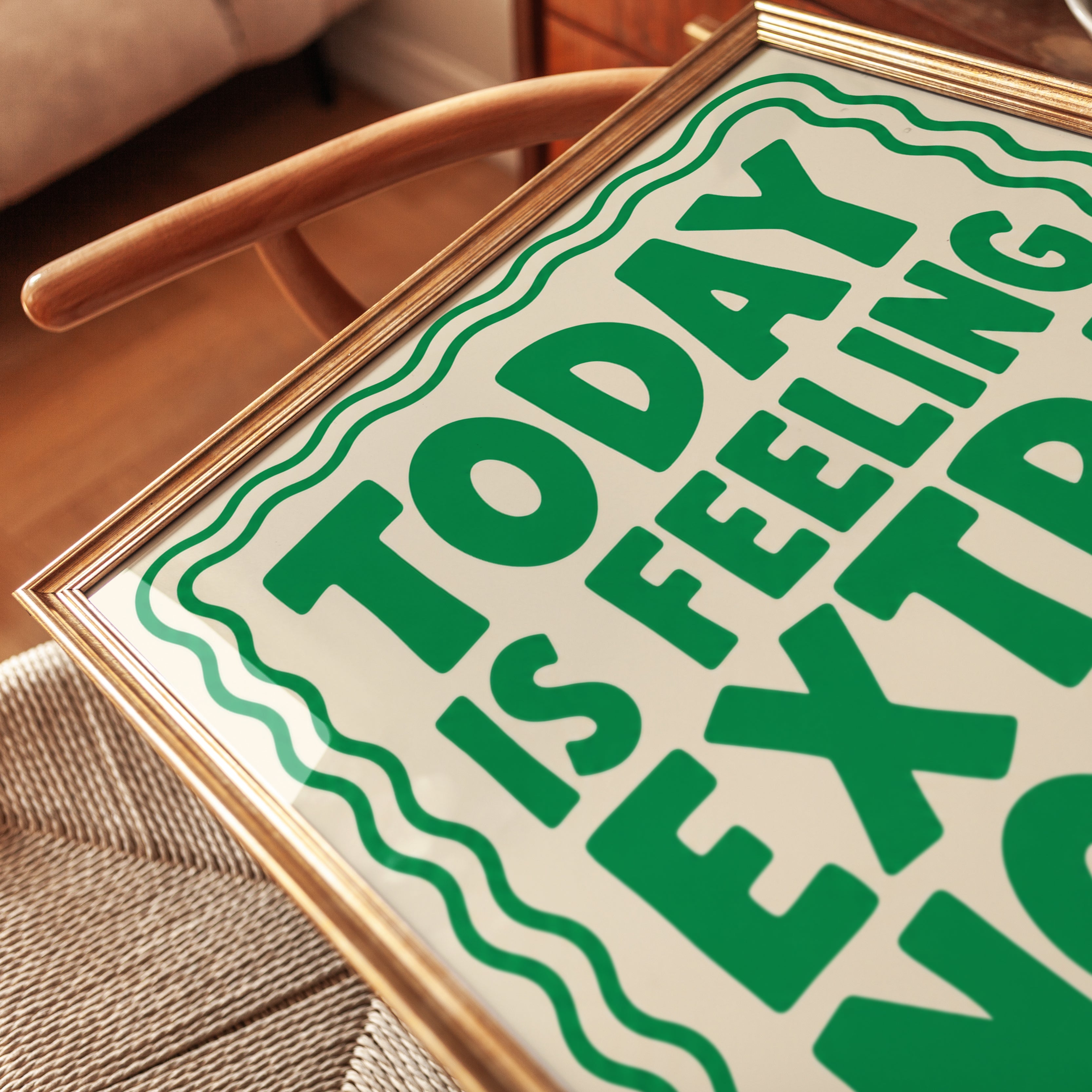 Today Is Feeling Extra Nopey Print - detail