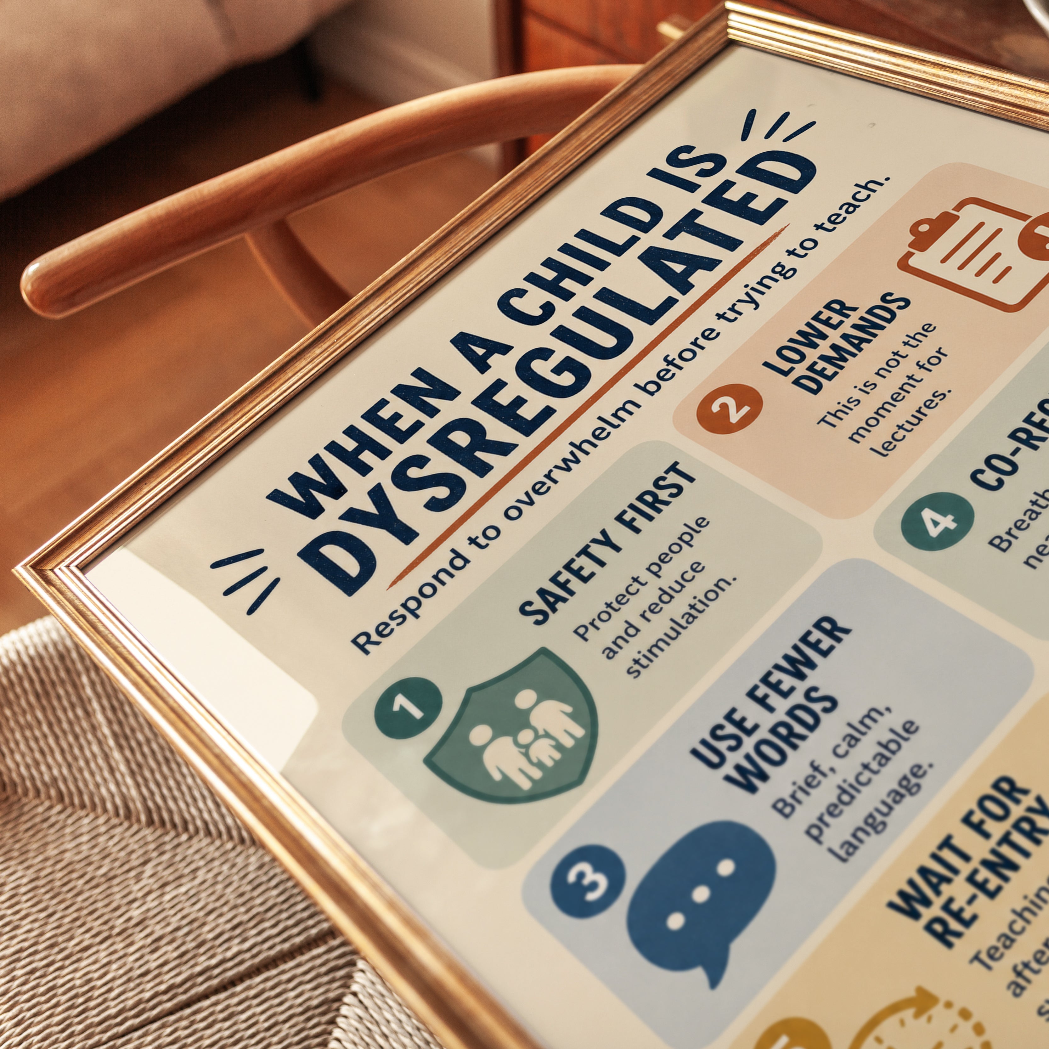 Child Dysregulation Guide Print - detail