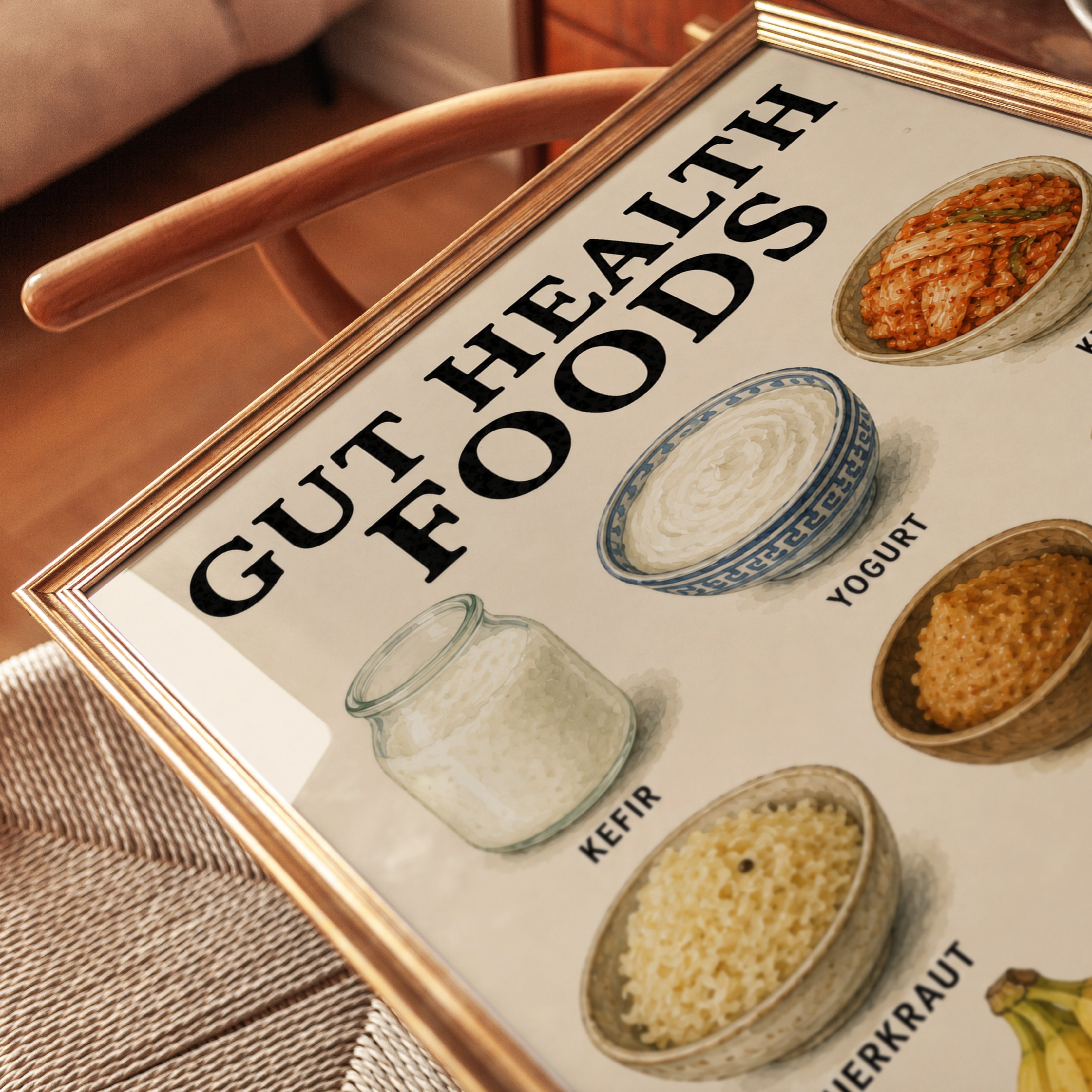 Gut Health Foods Poster - detail