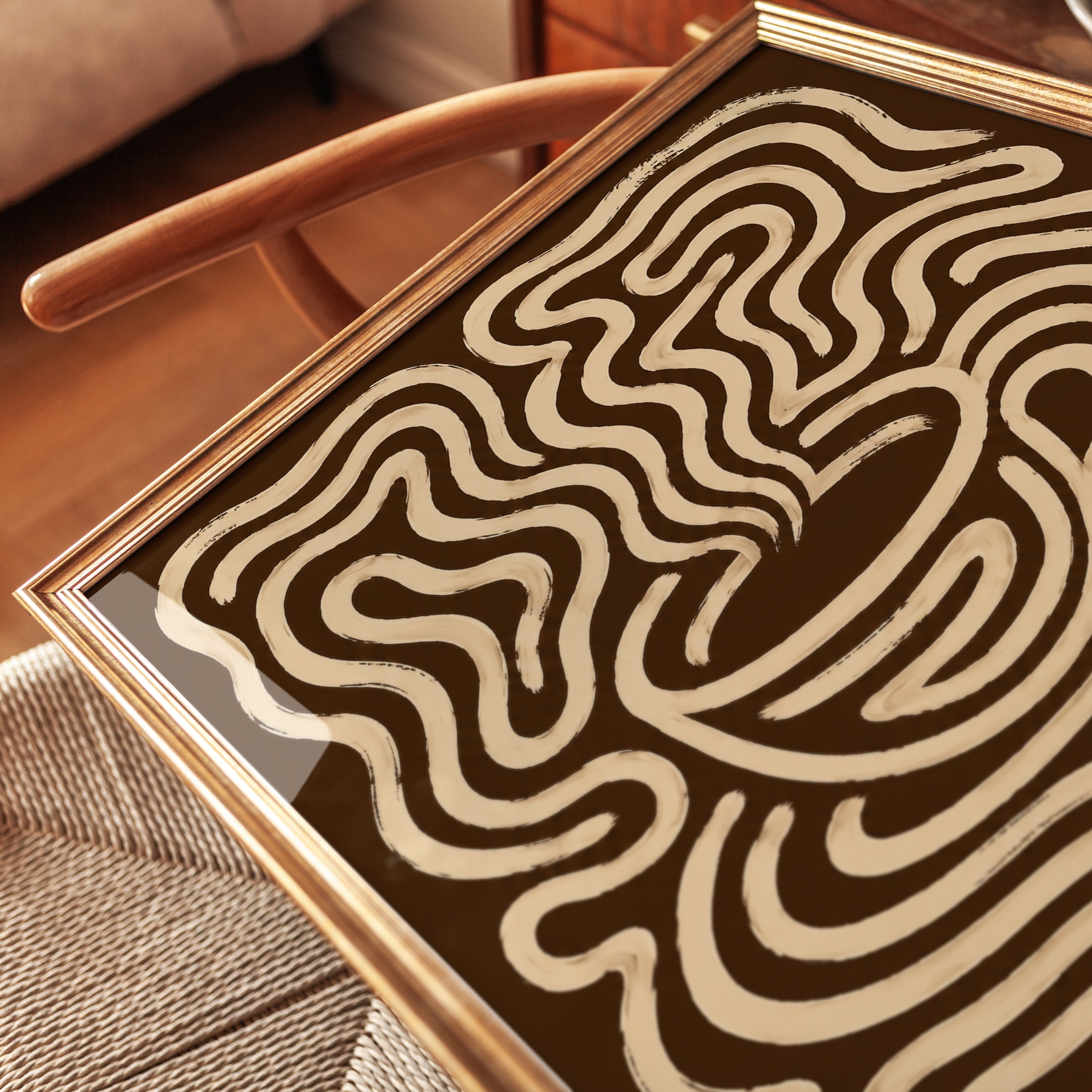 Coffee Wall Art – Retro Kitchen Decor - detail