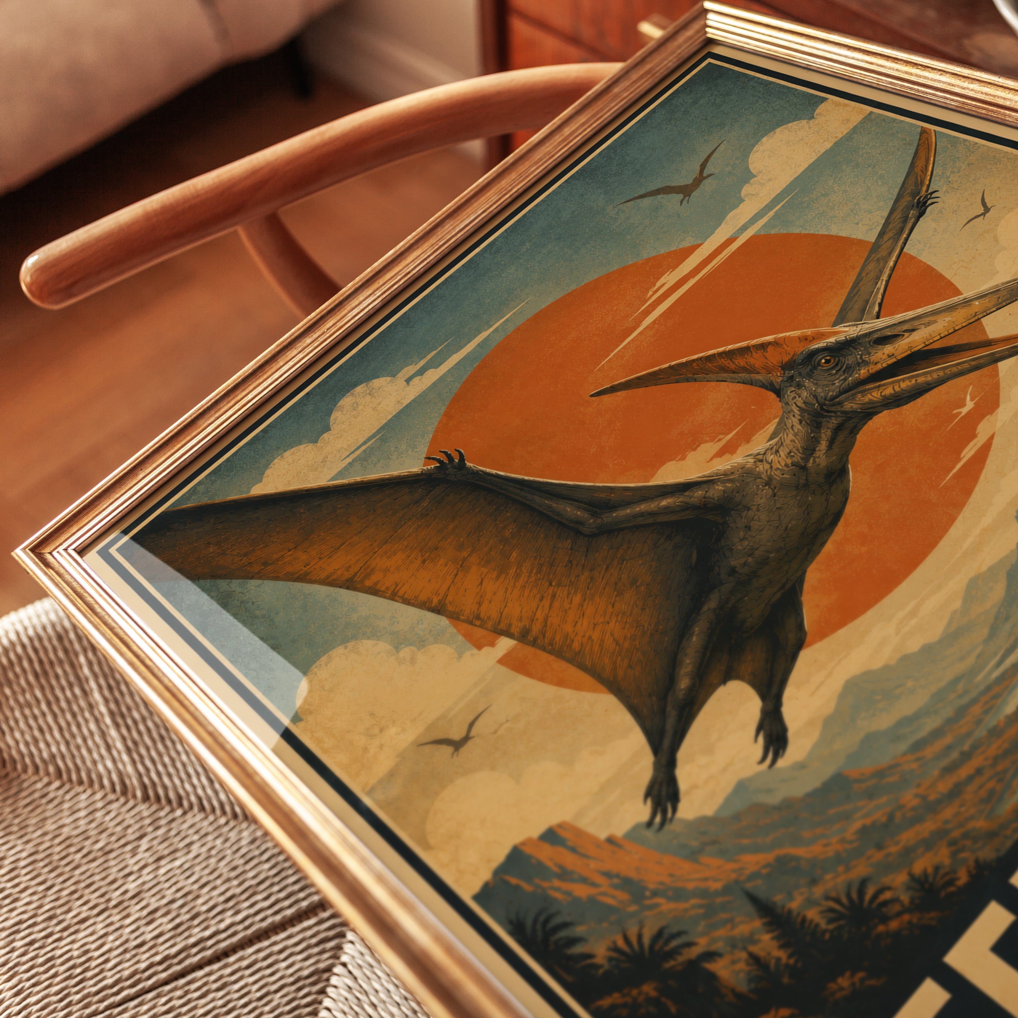 Pteranodon Art Print - detail