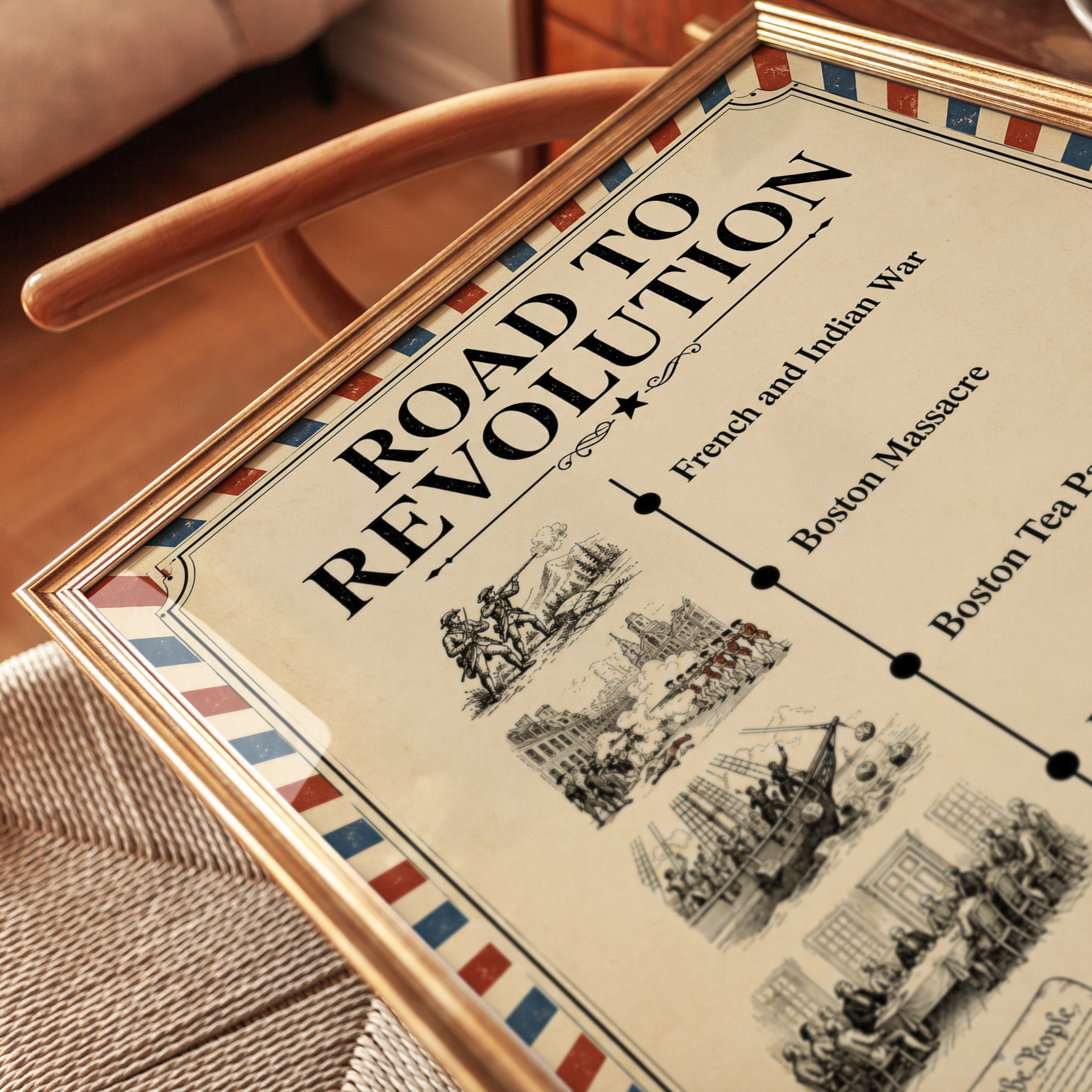 American Revolution Poster - detail