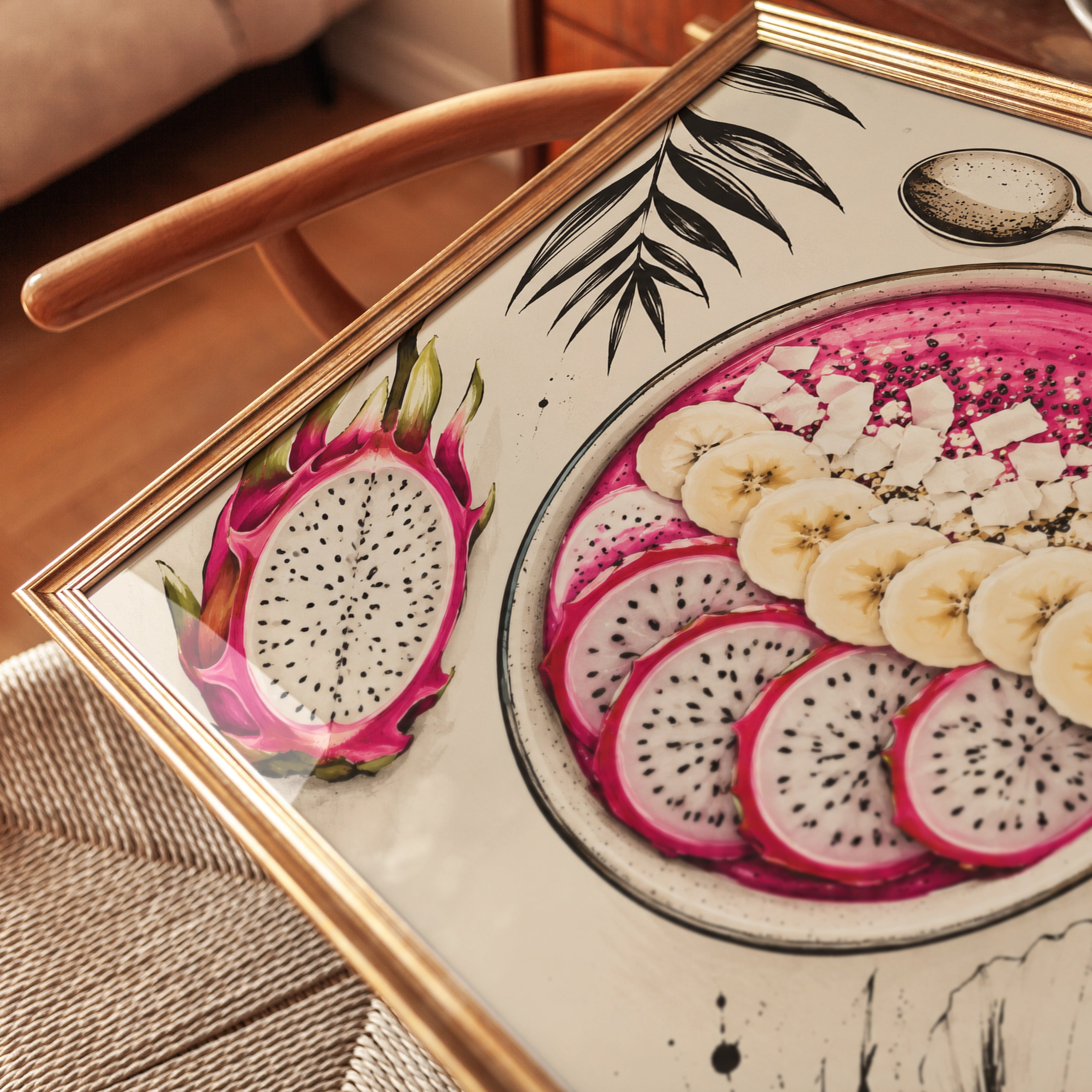 Dragon Fruit Wall Art - detail