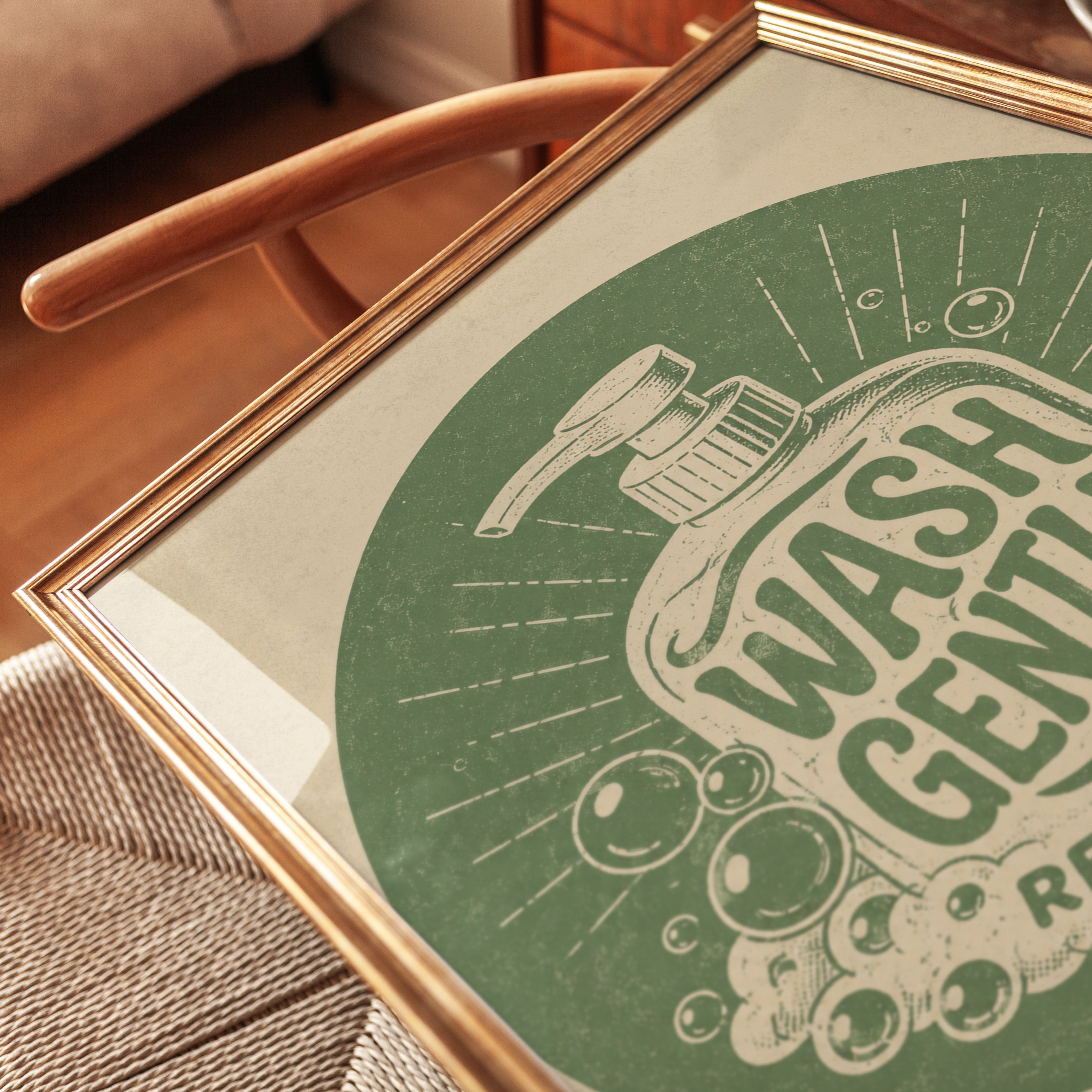Vintage Soap Print - detail