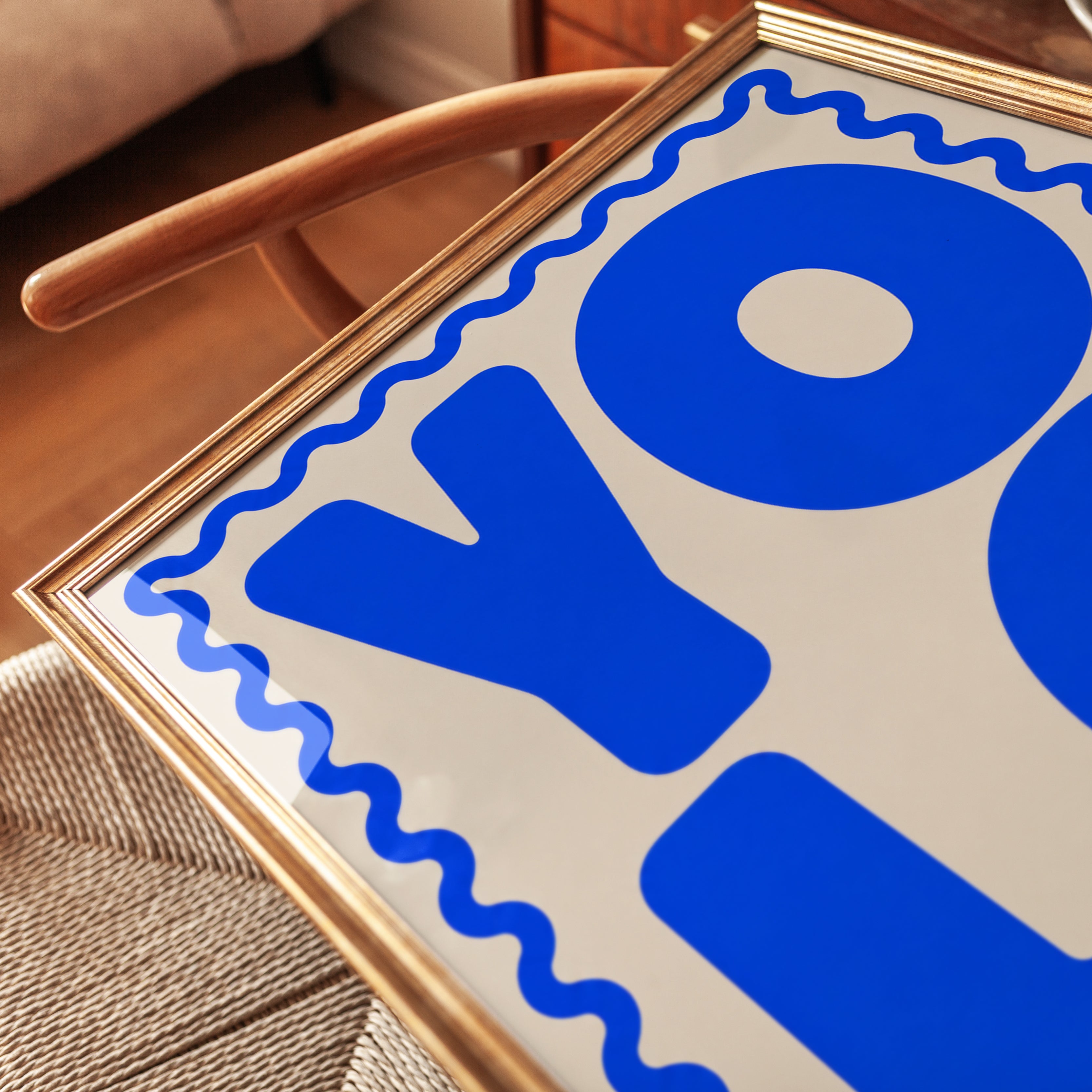 Yolo Wall Art – Typography Print - detail