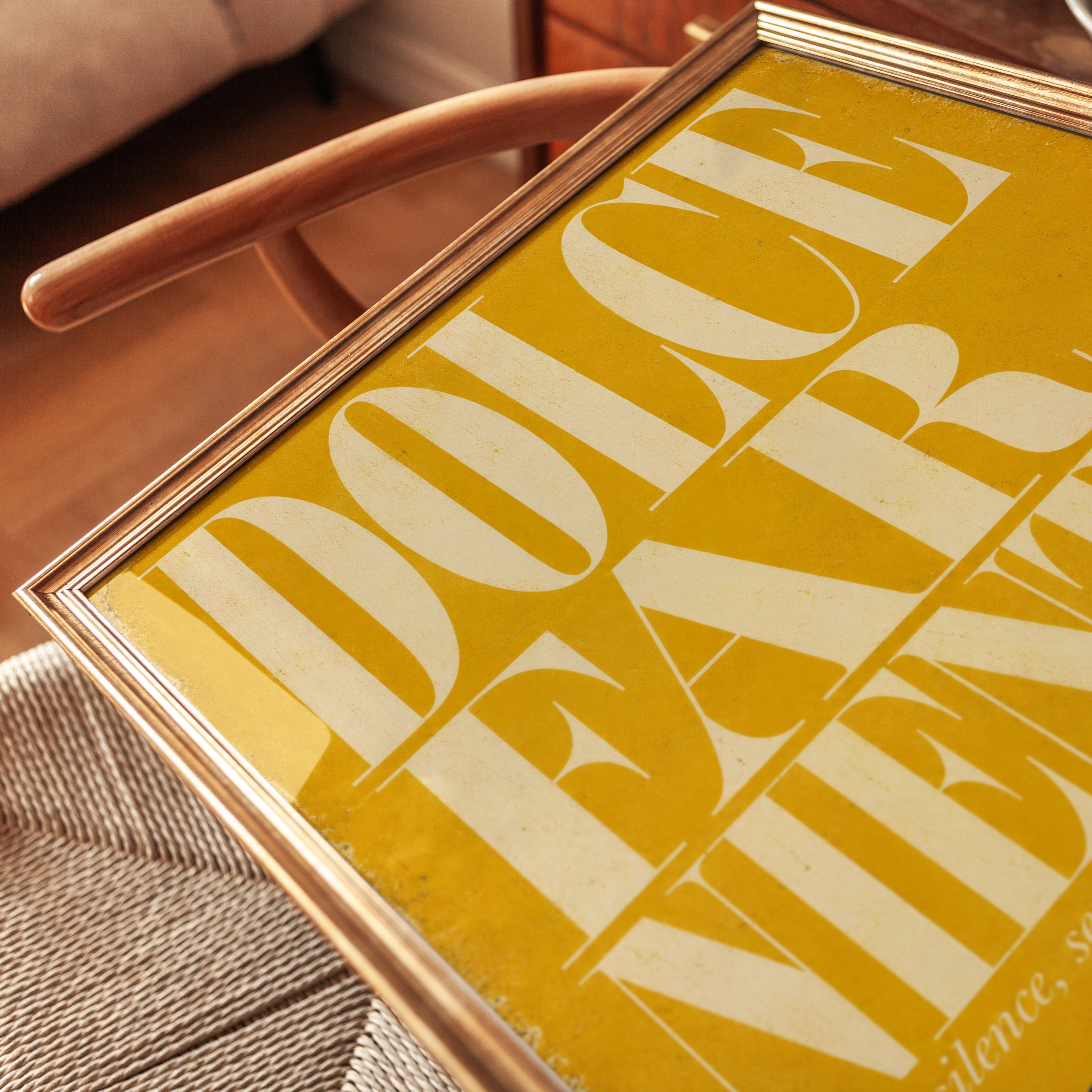 Dolce Far Niente Wall Art – Italian Quote Print - detail