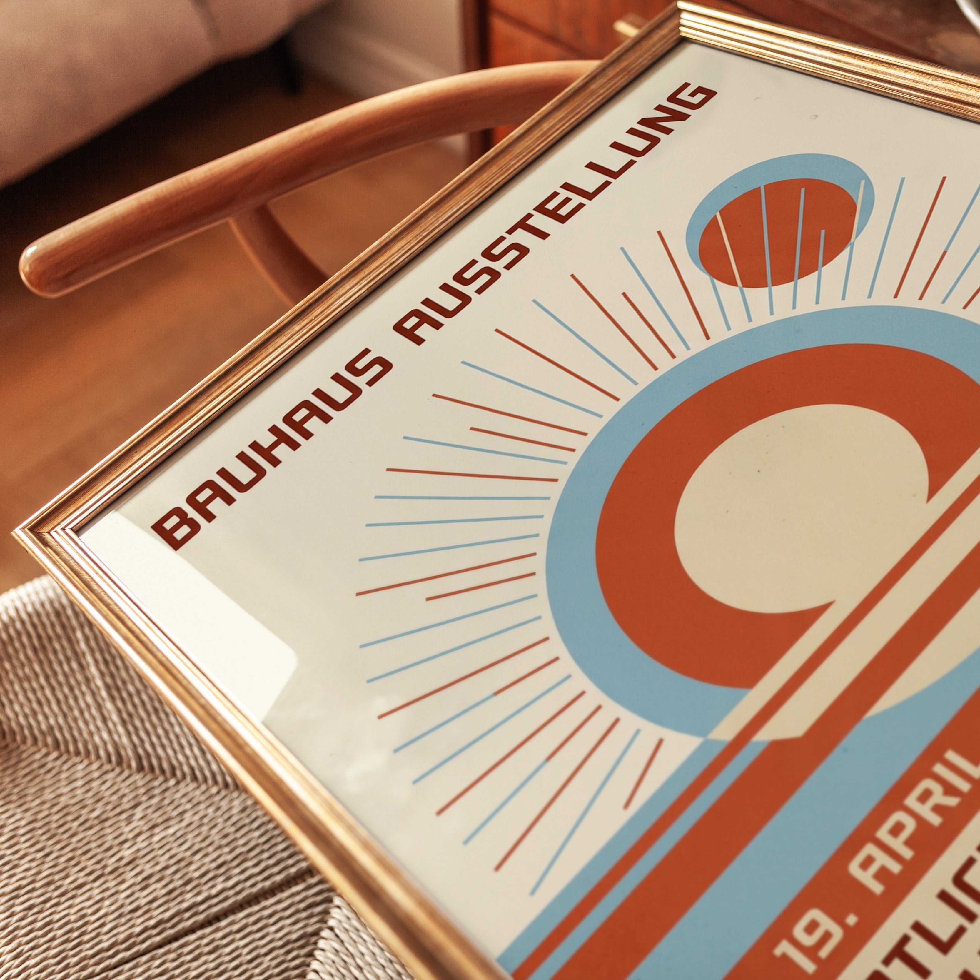 Bauhaus Exhibition Poster Print - detail