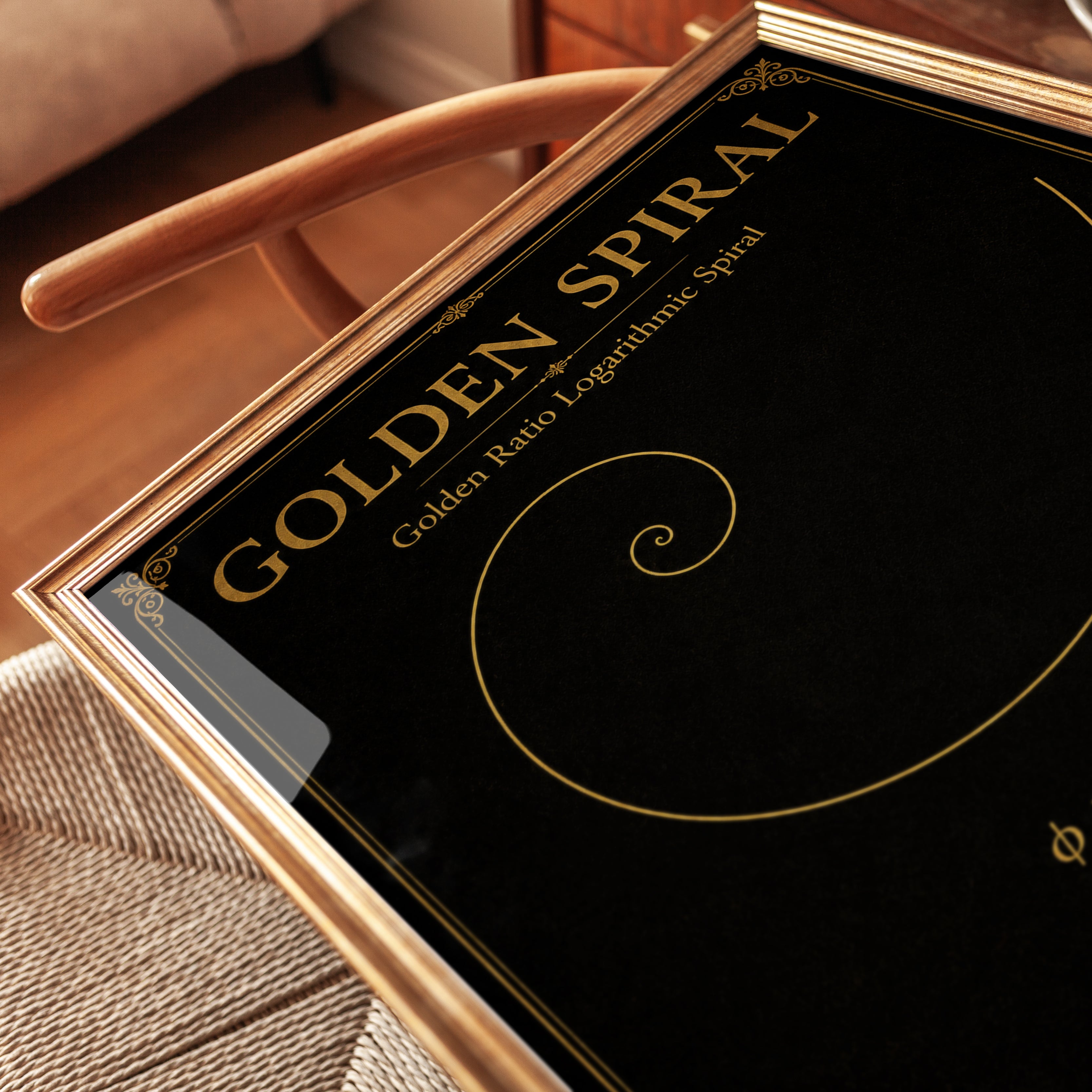 Golden Ratio Poster – Math Wall Art - detail