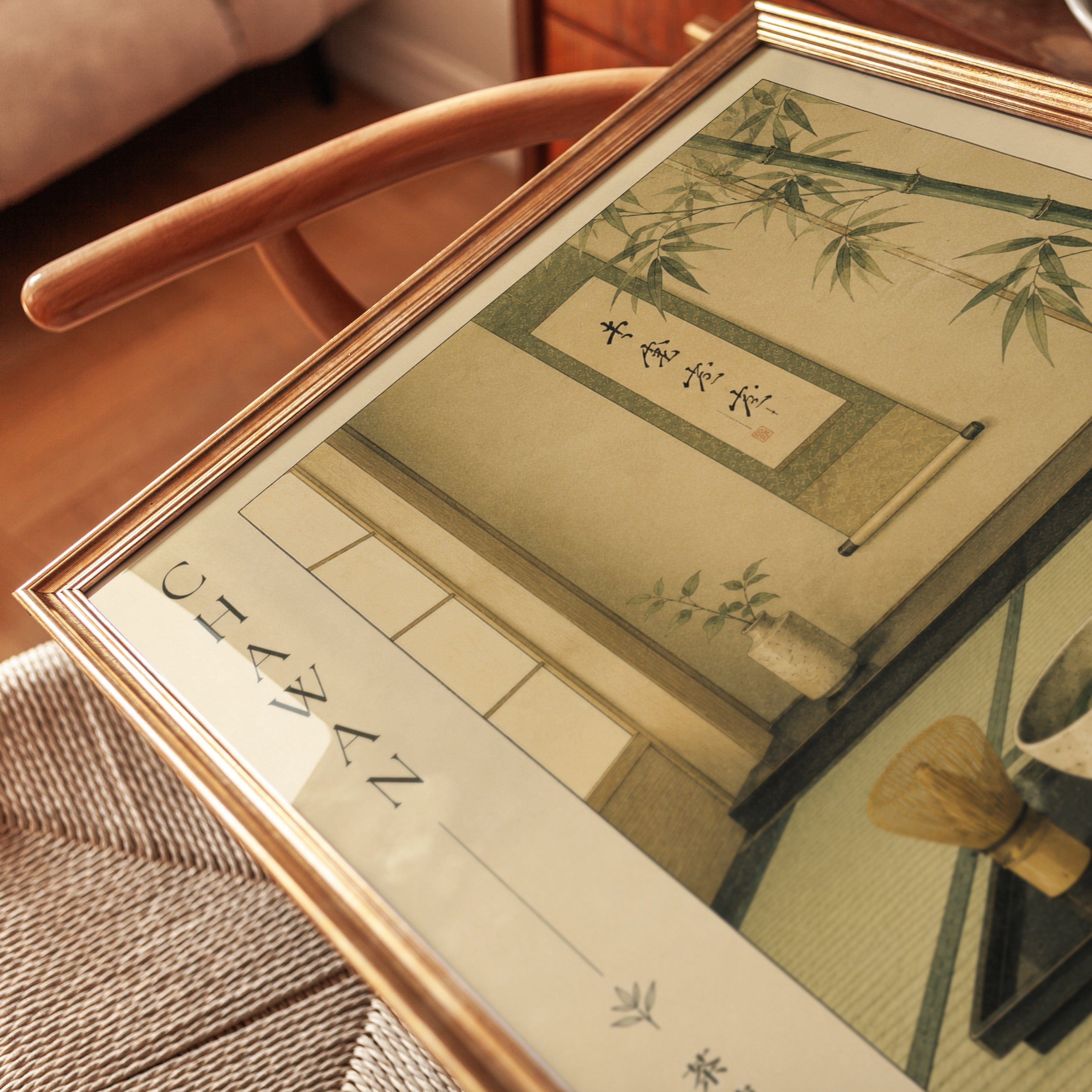 Japanese Tea Ceremony Print - detail