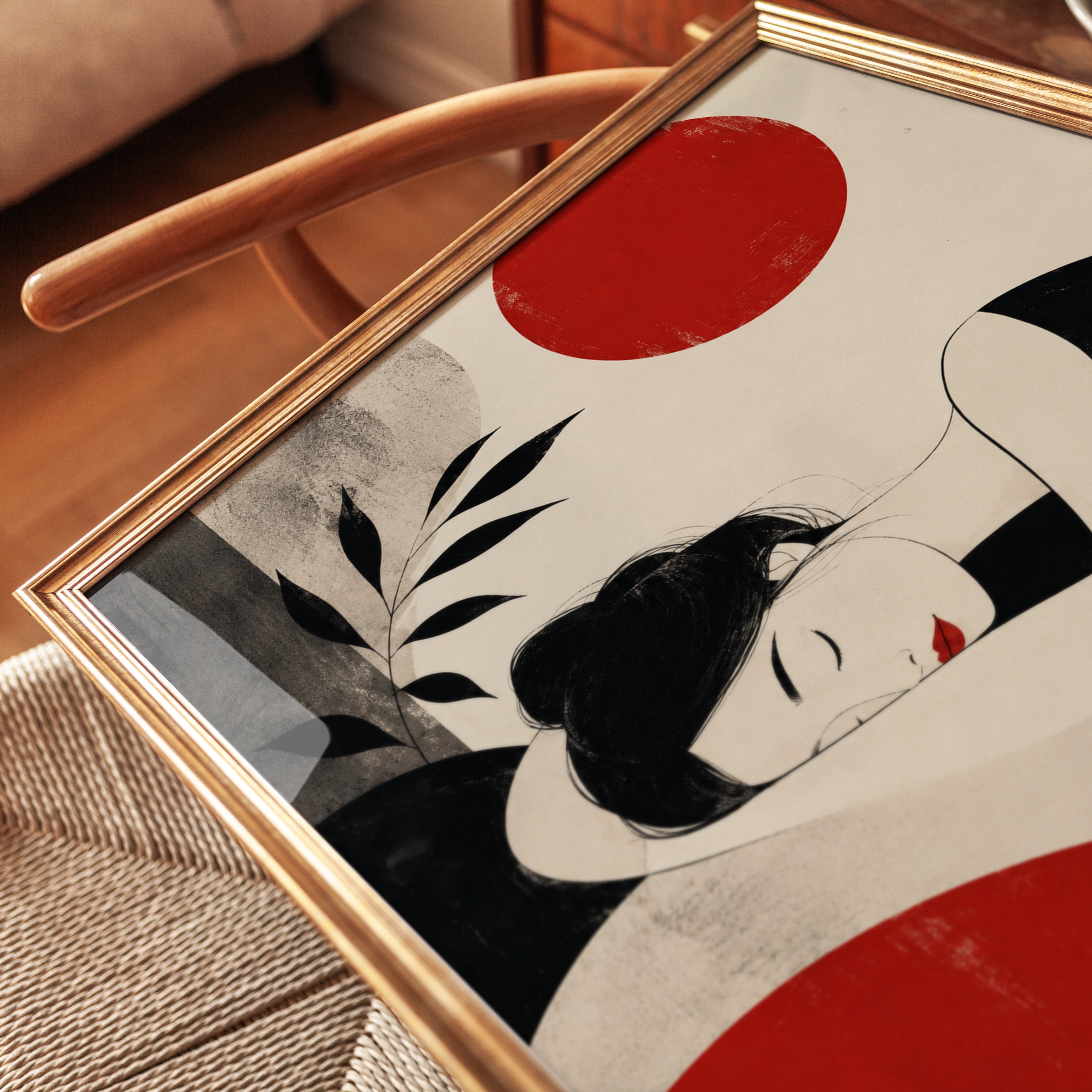 Minimalist Woman Print - detail